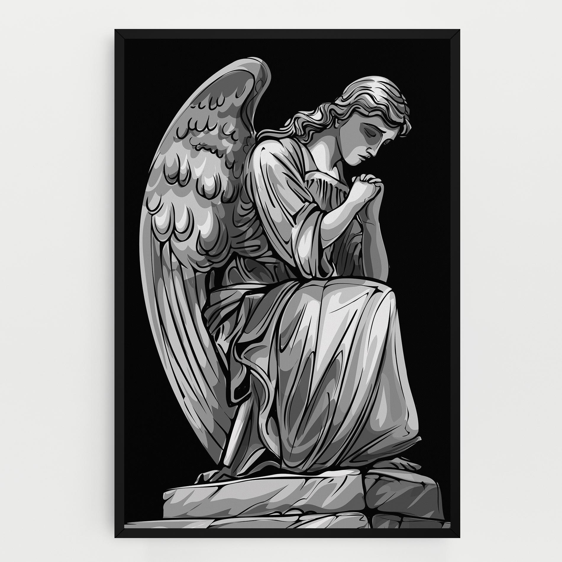Tablou Canvas Pray Angel mockup 0