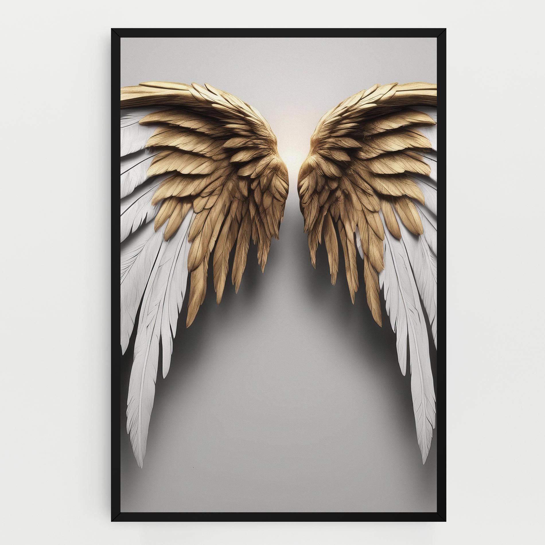 Tablou Canvas Realistic Angel Wings mockup 0
