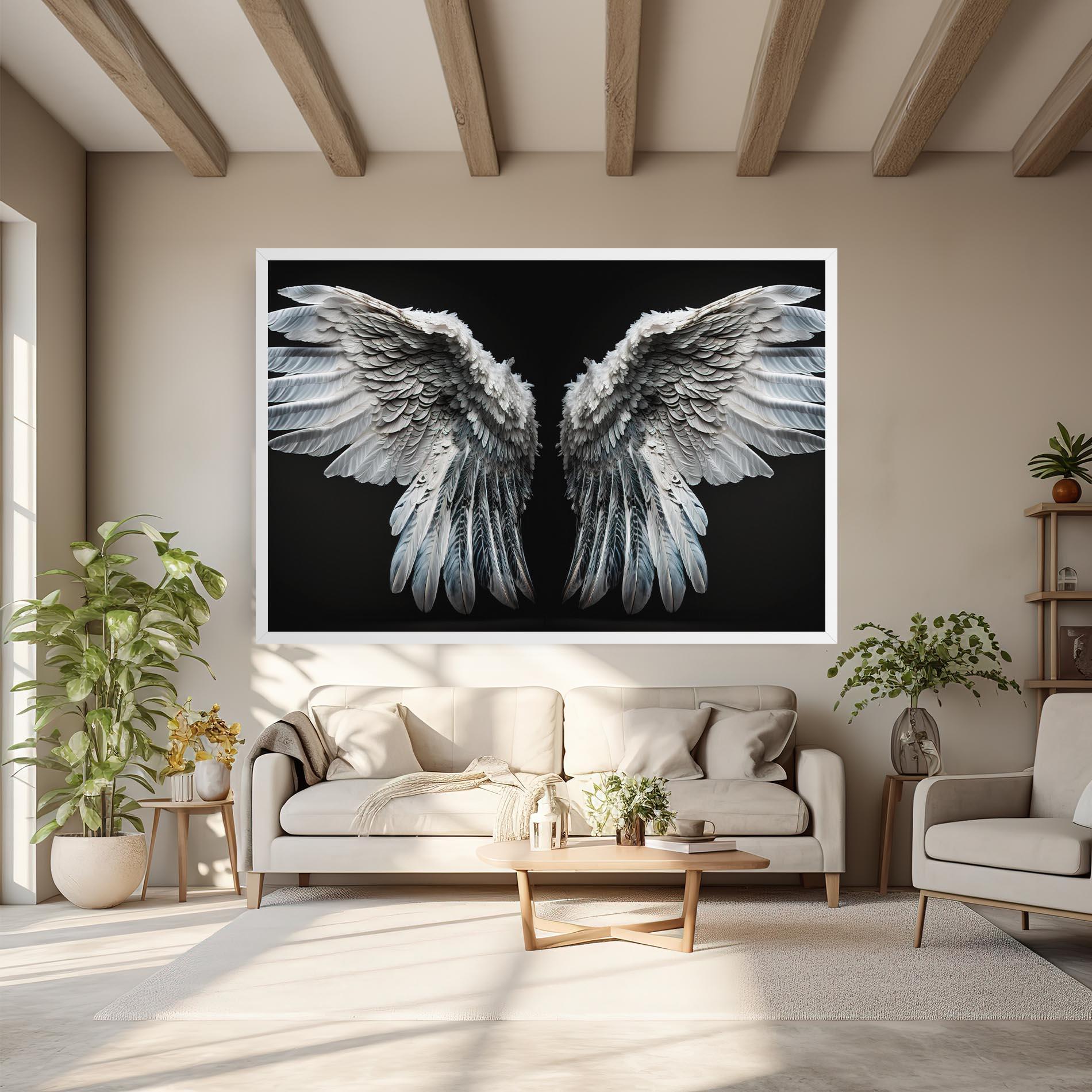 Tablou Canvas Big Angel Wings mockup 6