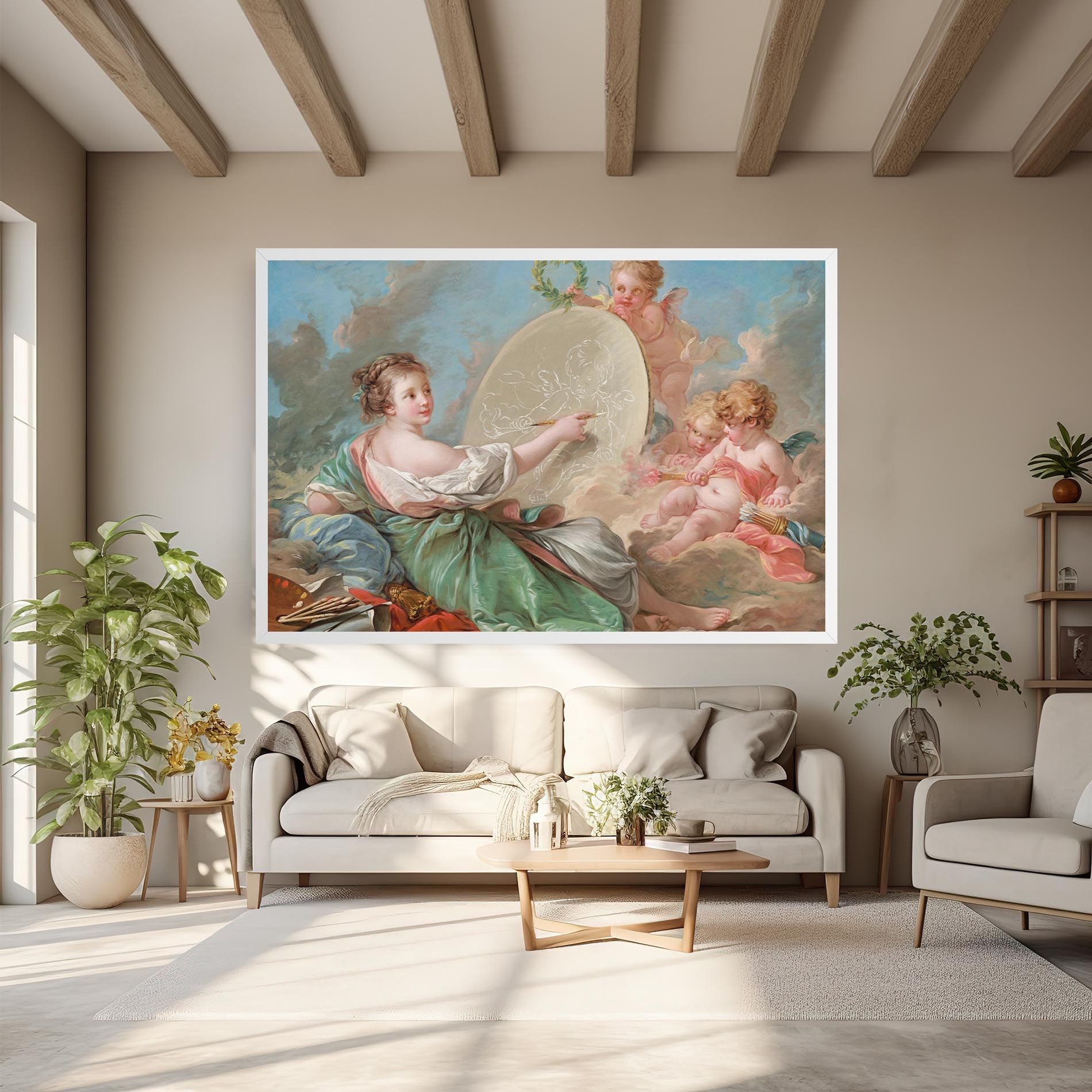 Painting Cute Angels mockup 6