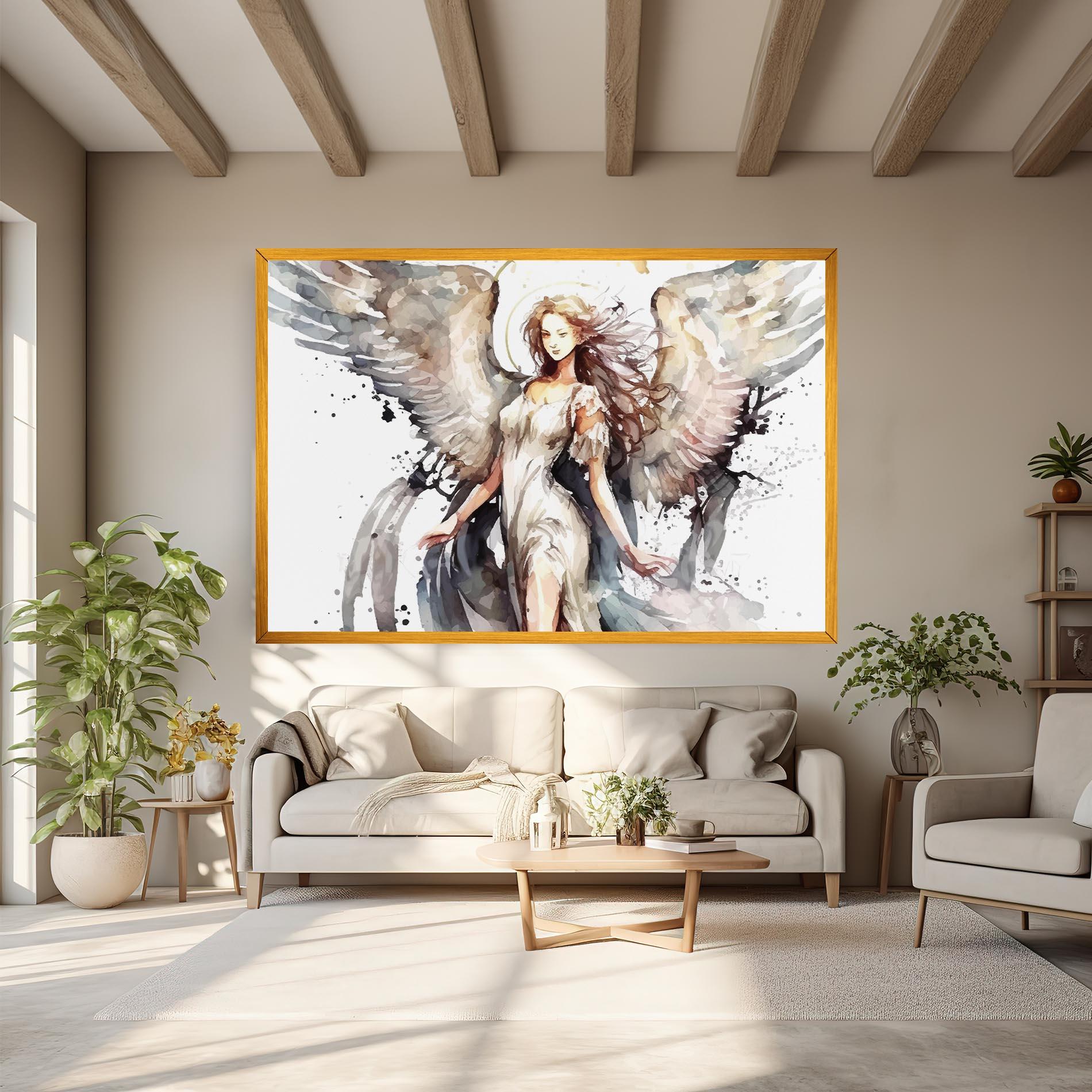 Tablou Canvas Angel Lady mockup 6
