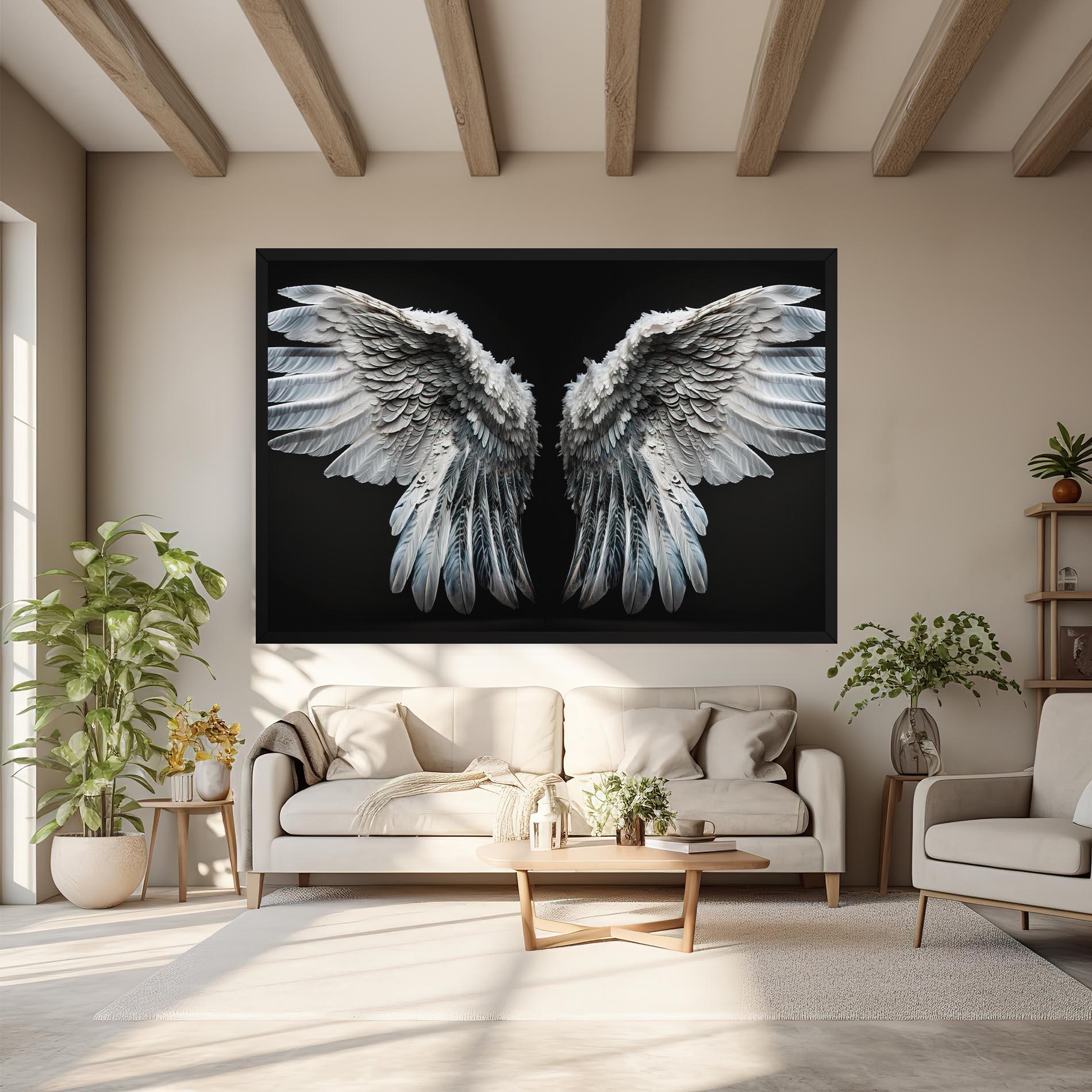 Tablou Canvas Big Angel Wings mockup 6