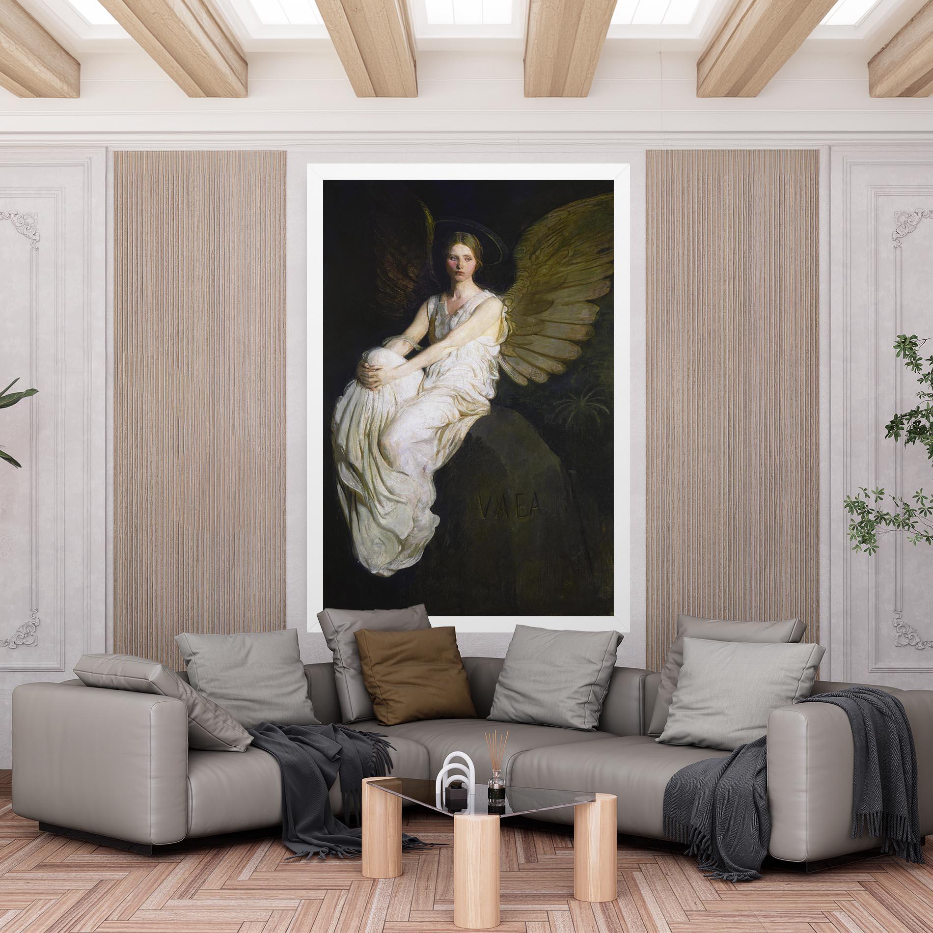 Tablou Canvas Angel Thinking mockup 6