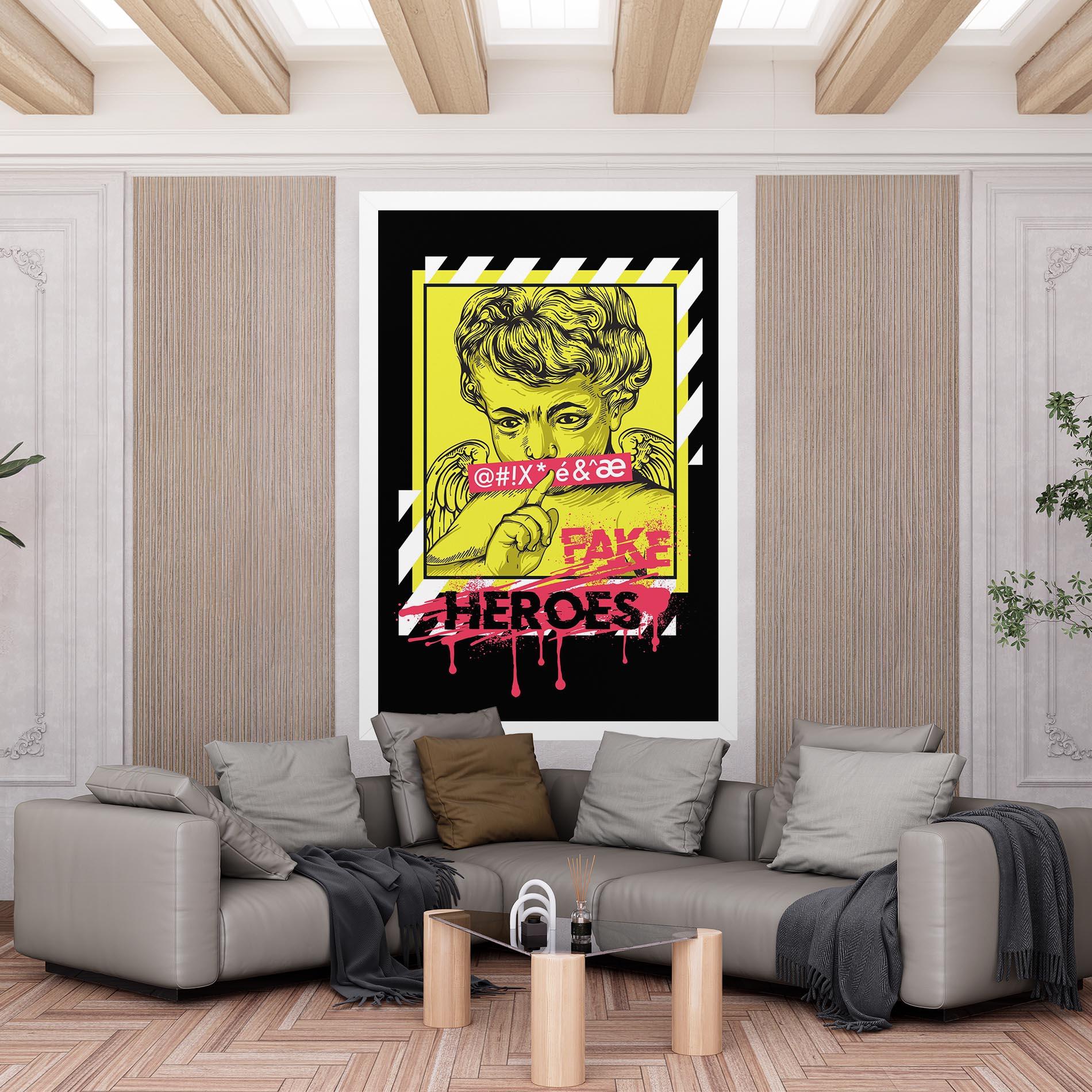 Tablou Canvas Fake Heroes mockup 6