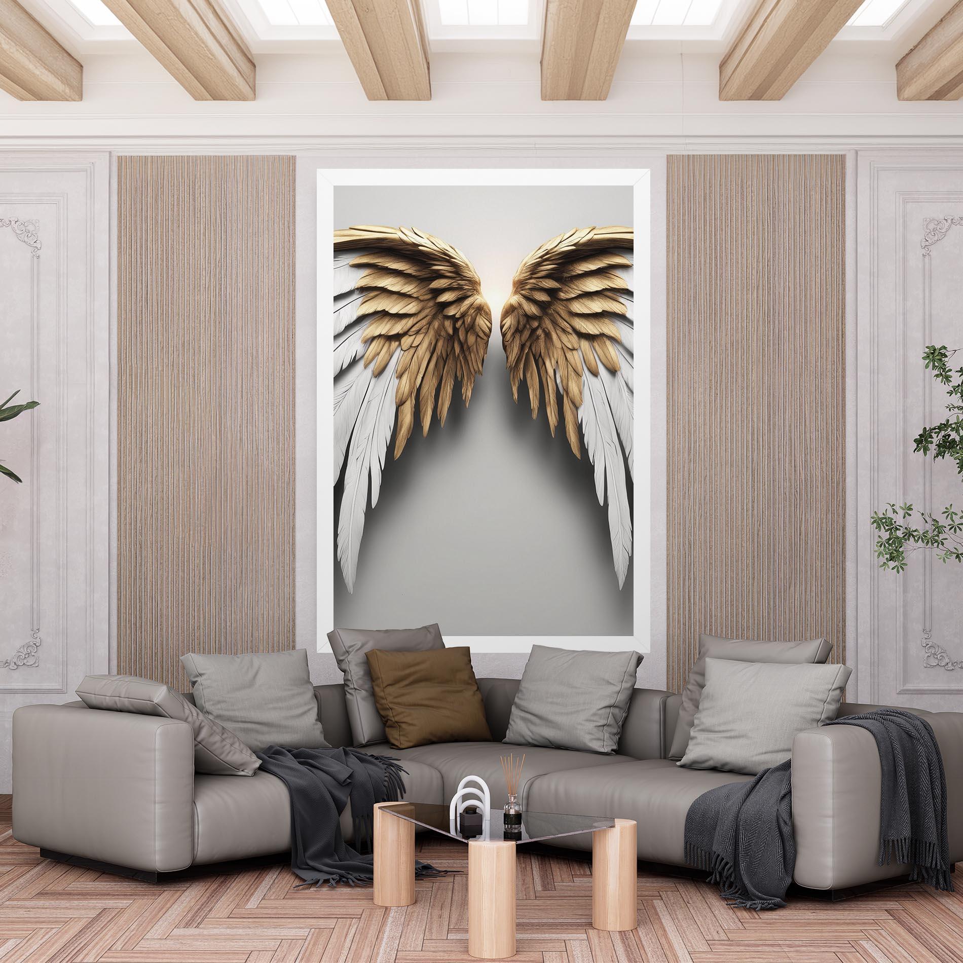 Tablou Canvas Realistic Angel Wings mockup 6