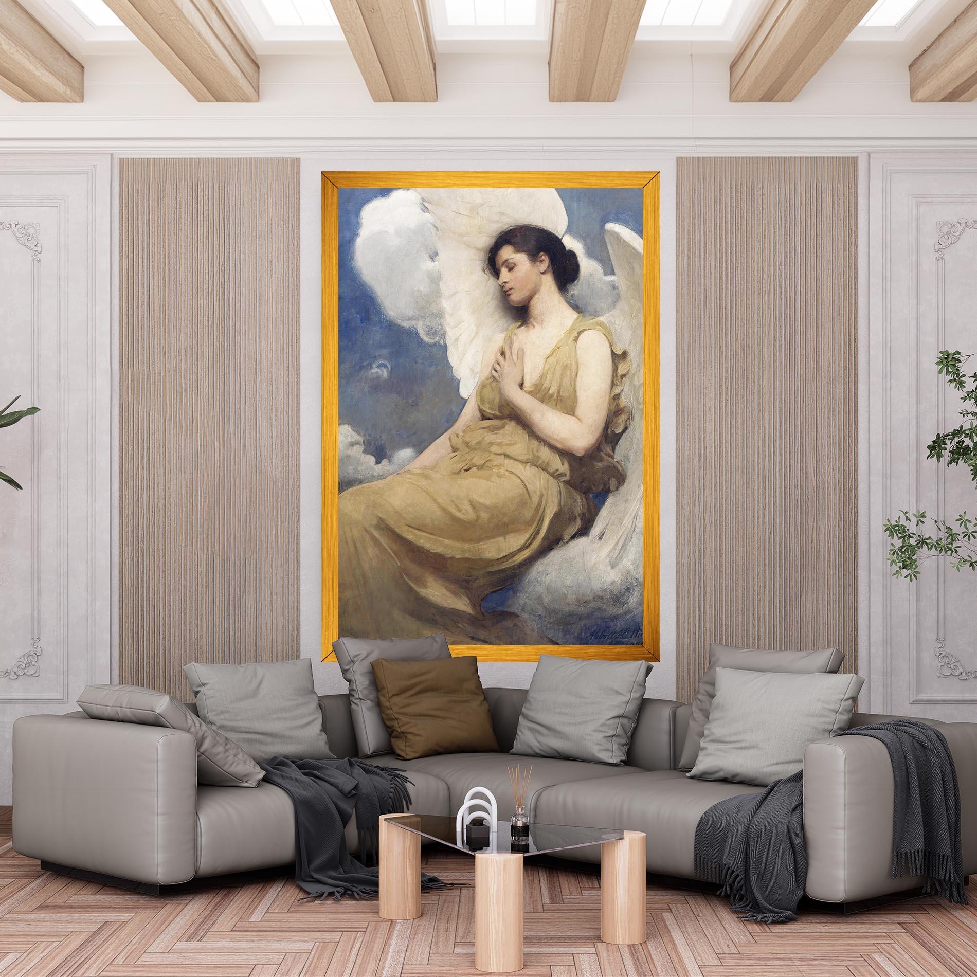 Tablou Canvas Angel Woman Painting mockup 6