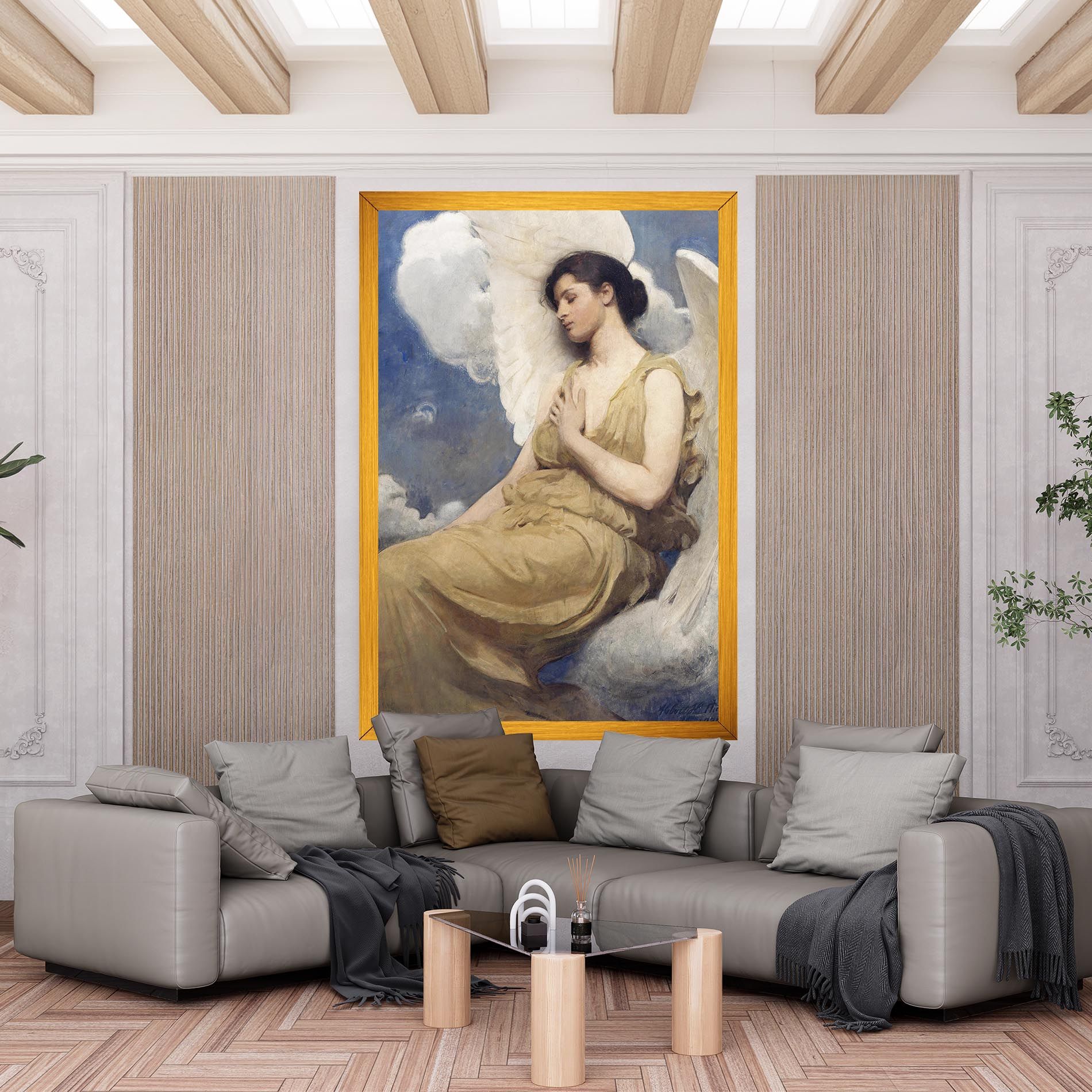 Angel Woman Painting mockup 6