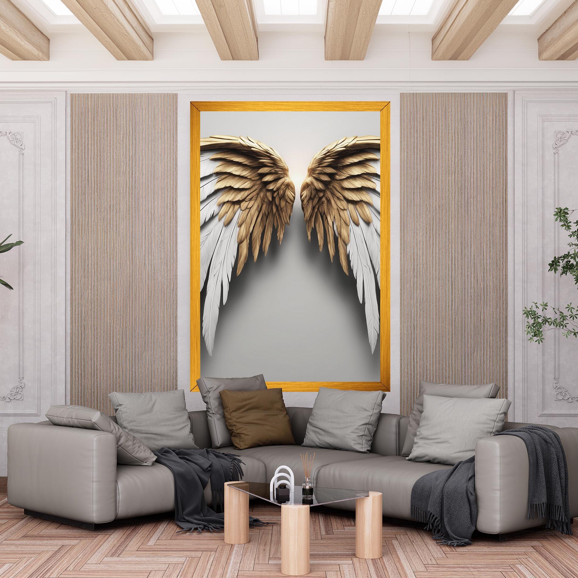Tablou Canvas Realistic Angel Wings mockup 6