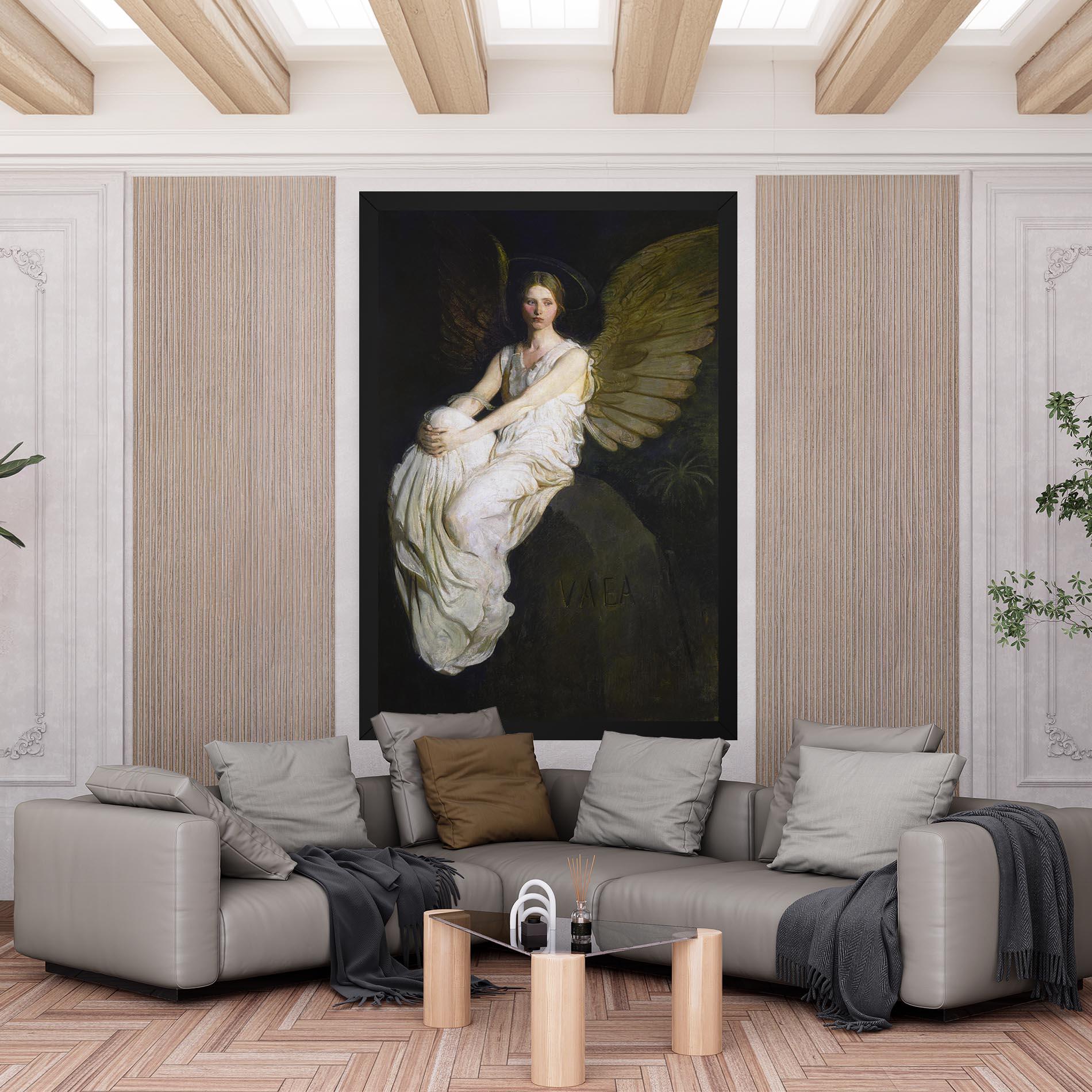 Tablou Canvas Angel Thinking mockup 6