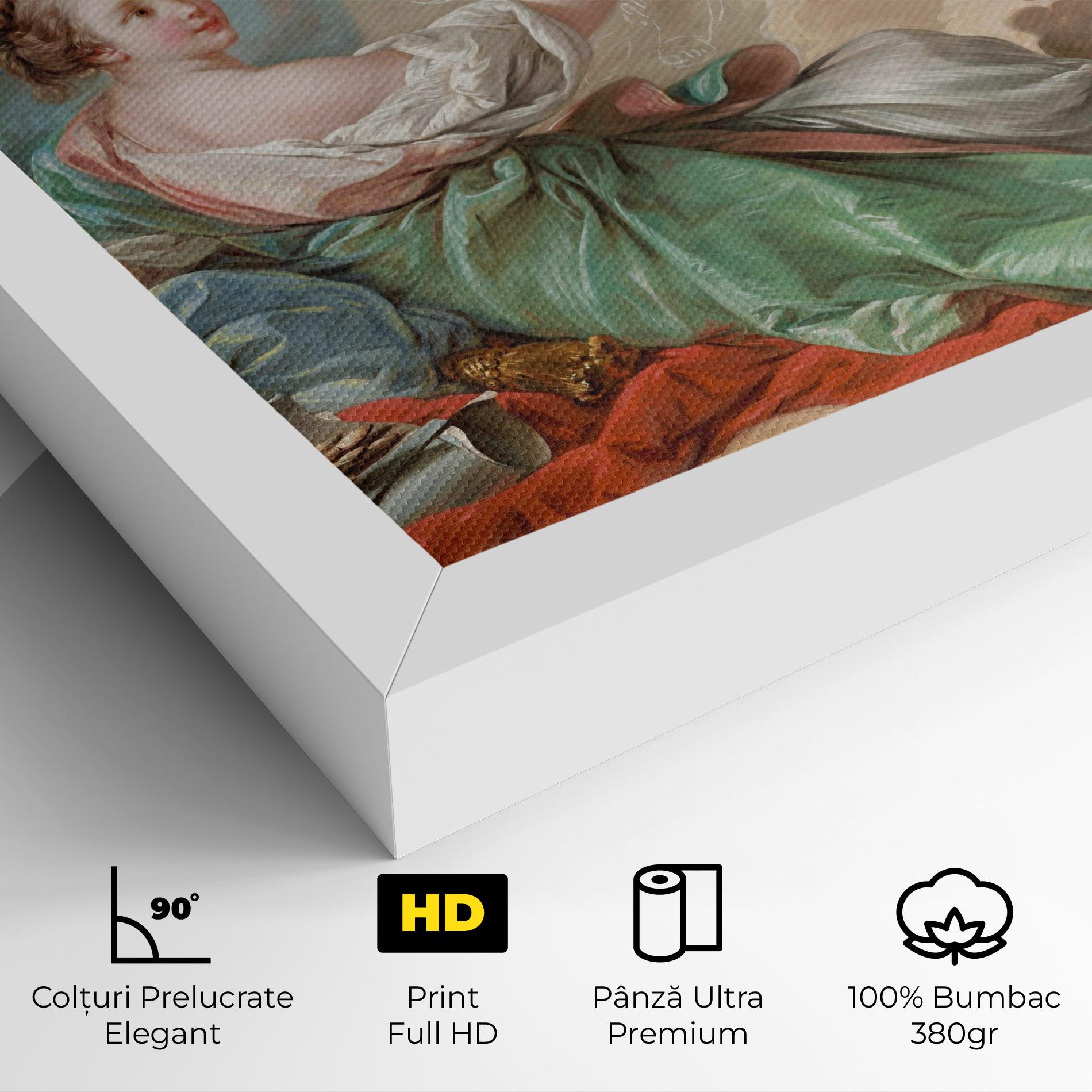 Tablou Canvas Painting Cute Angels mockup 4