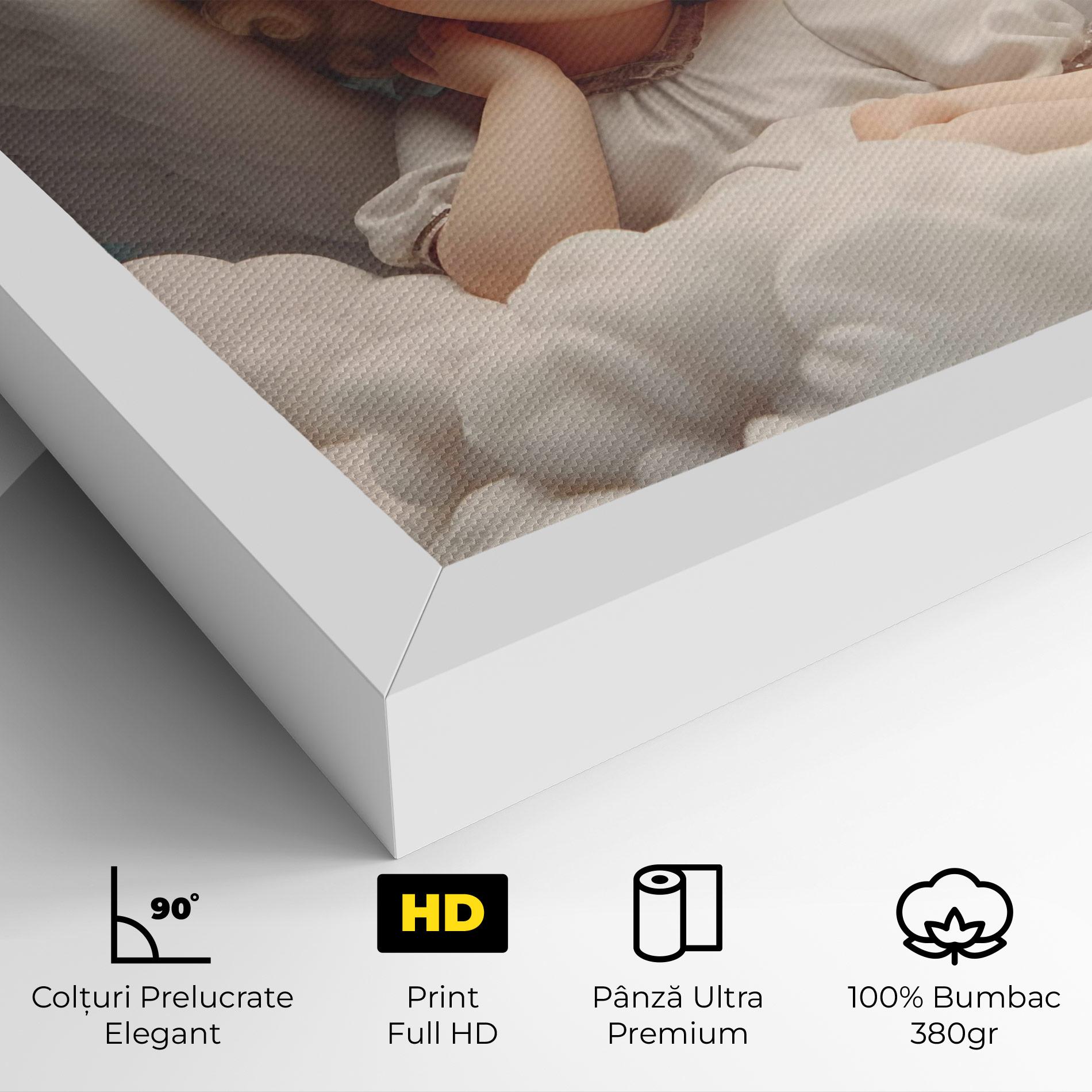 Tablou Canvas Statue Baby Angel mockup 4