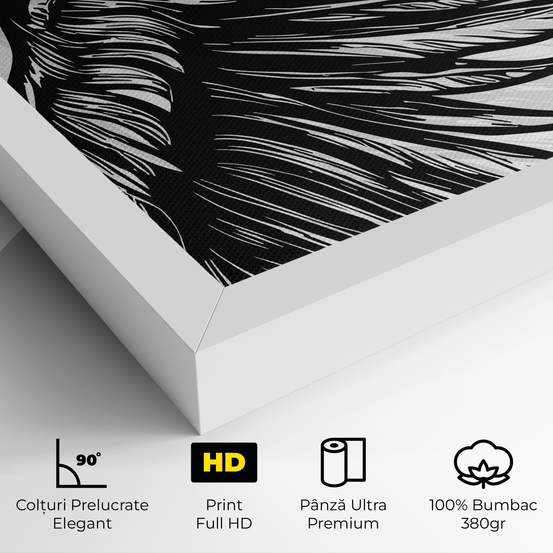 Tablou Canvas Wing Line mockup 4