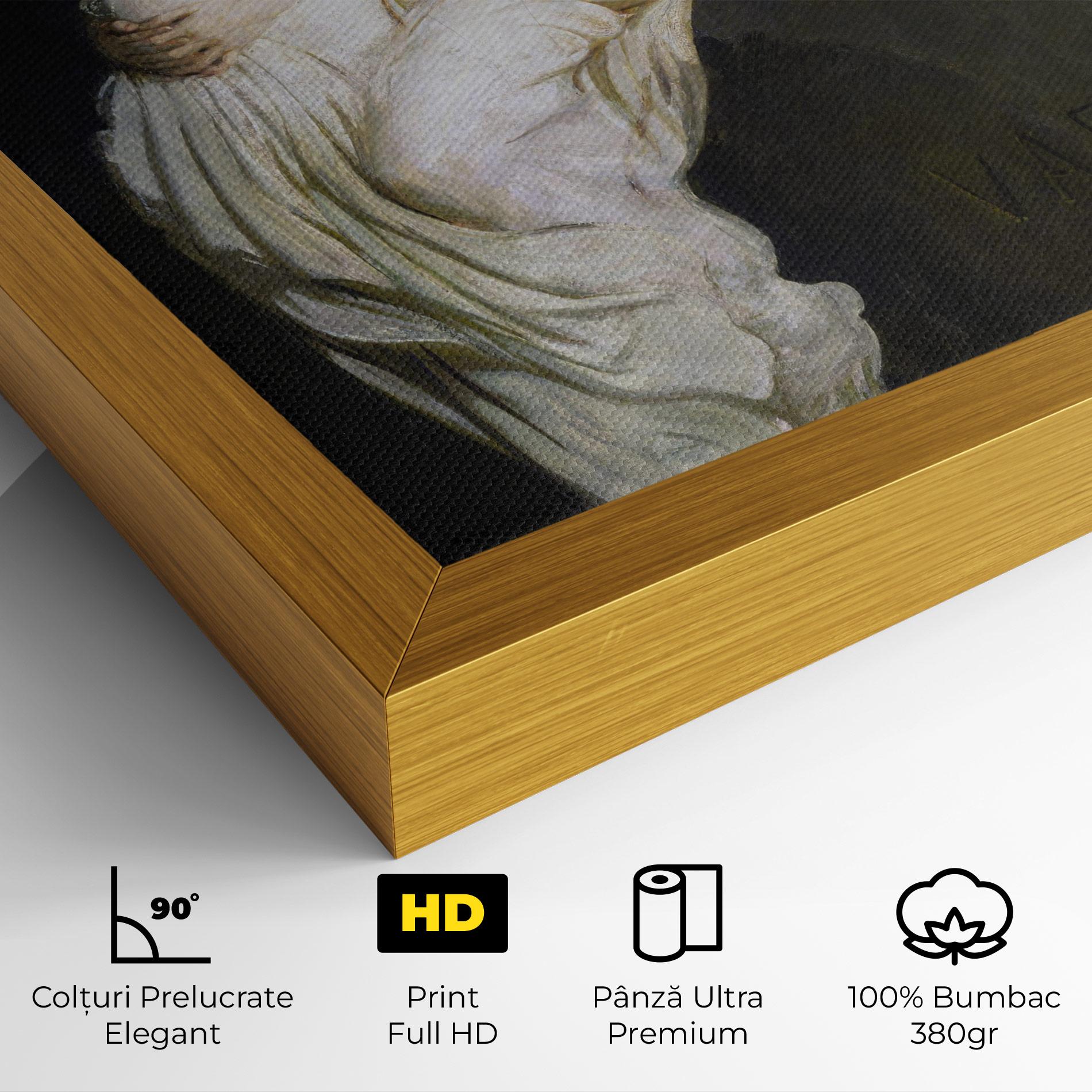 Tablou Canvas Angel Thinking mockup 4