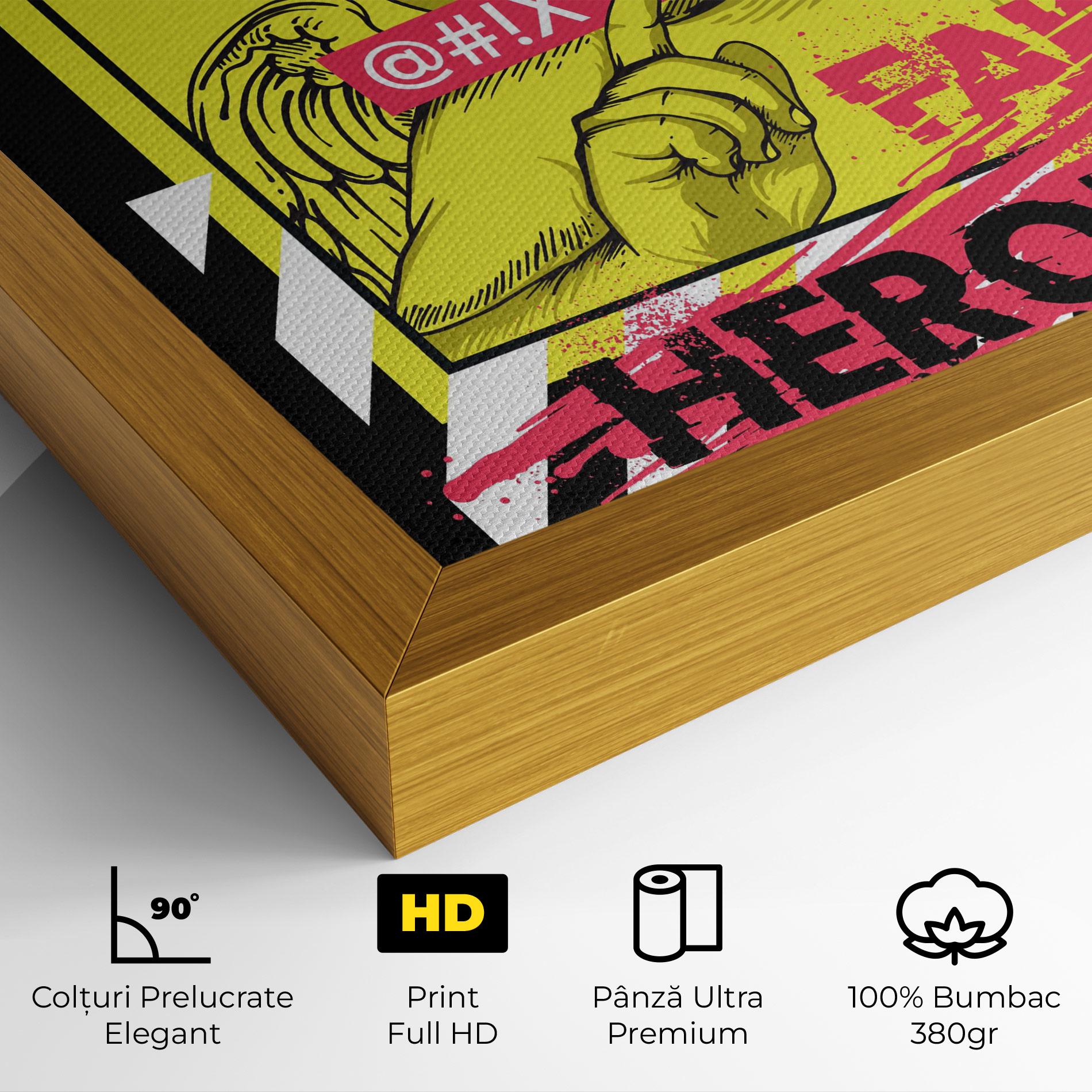 Tablou Canvas Fake Heroes mockup 4