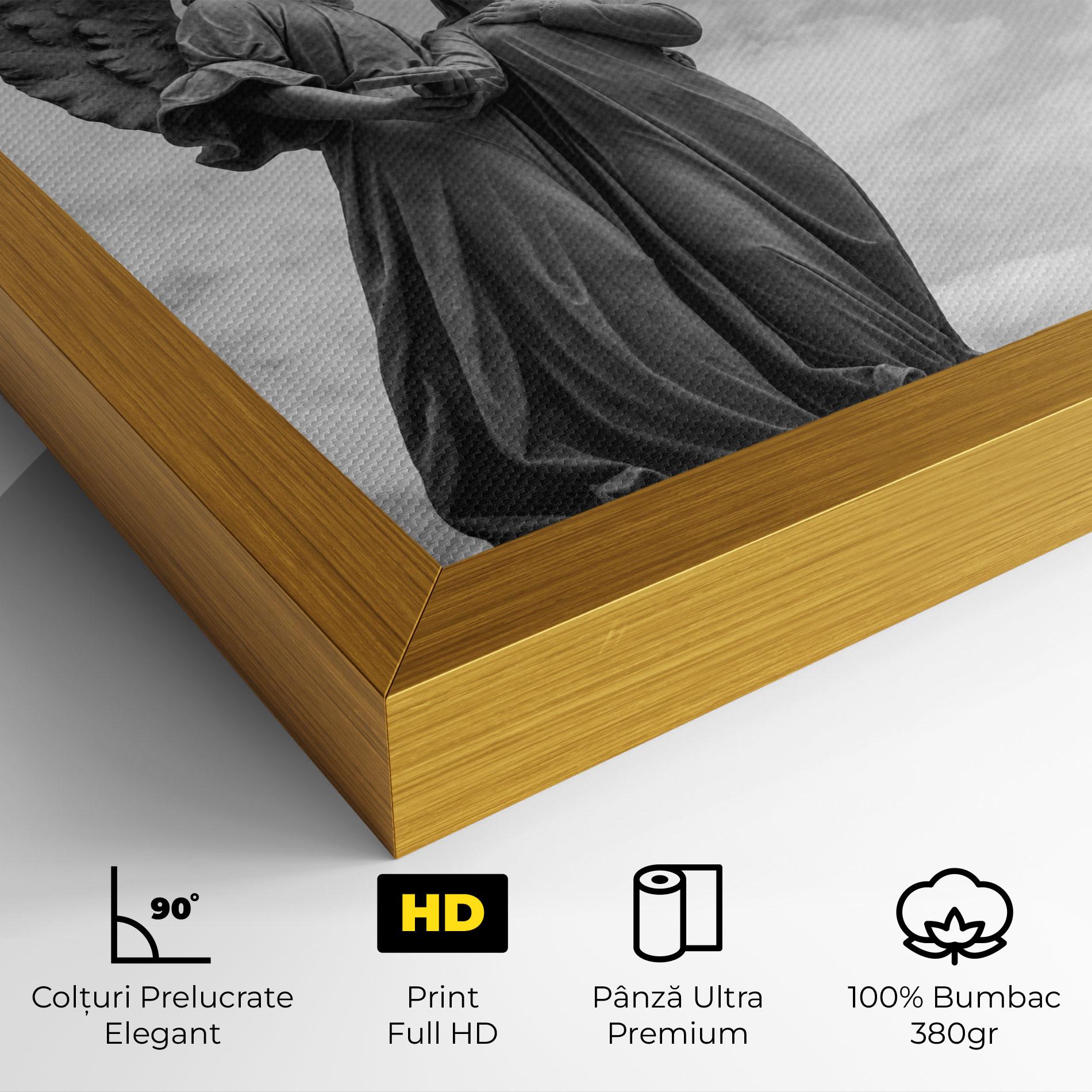 Tablou Canvas Grey Stone Angels mockup 4