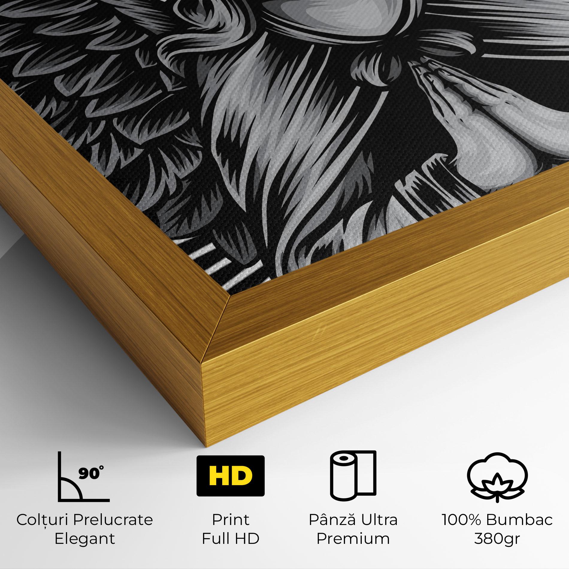 Tablou Canvas Wings Pray mockup 4