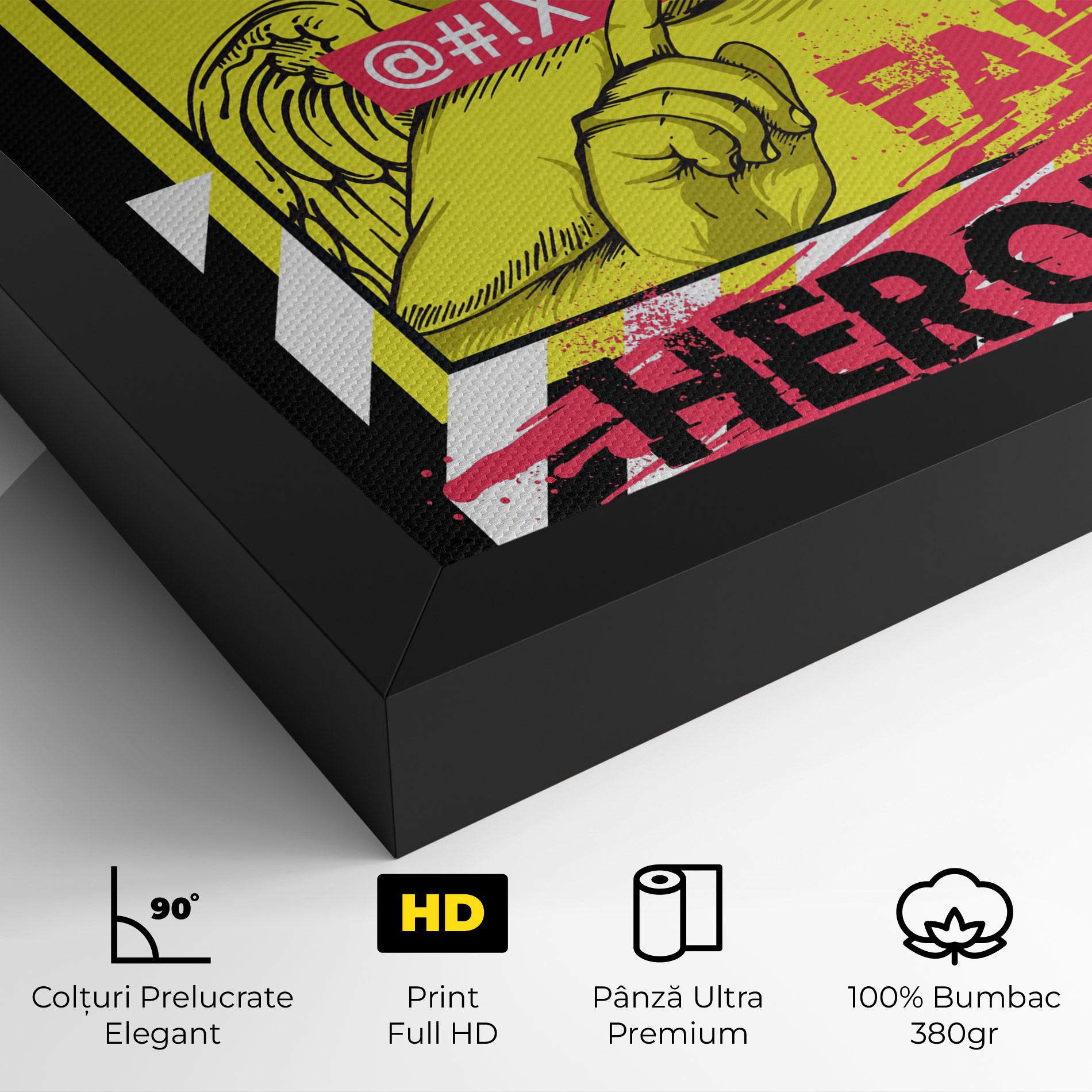 Tablou Canvas Fake Heroes mockup 4