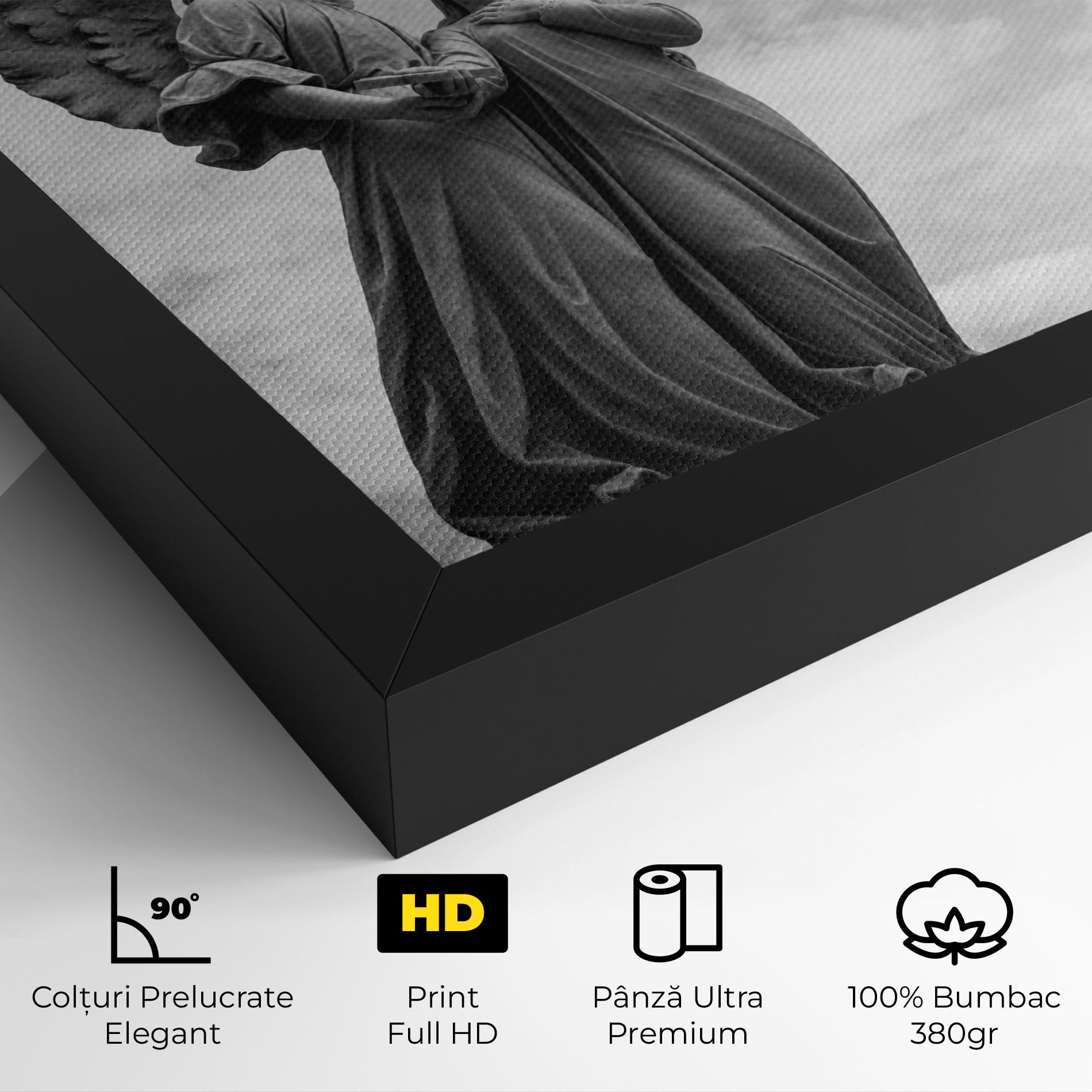 Tablou Canvas Grey Stone Angels mockup 4