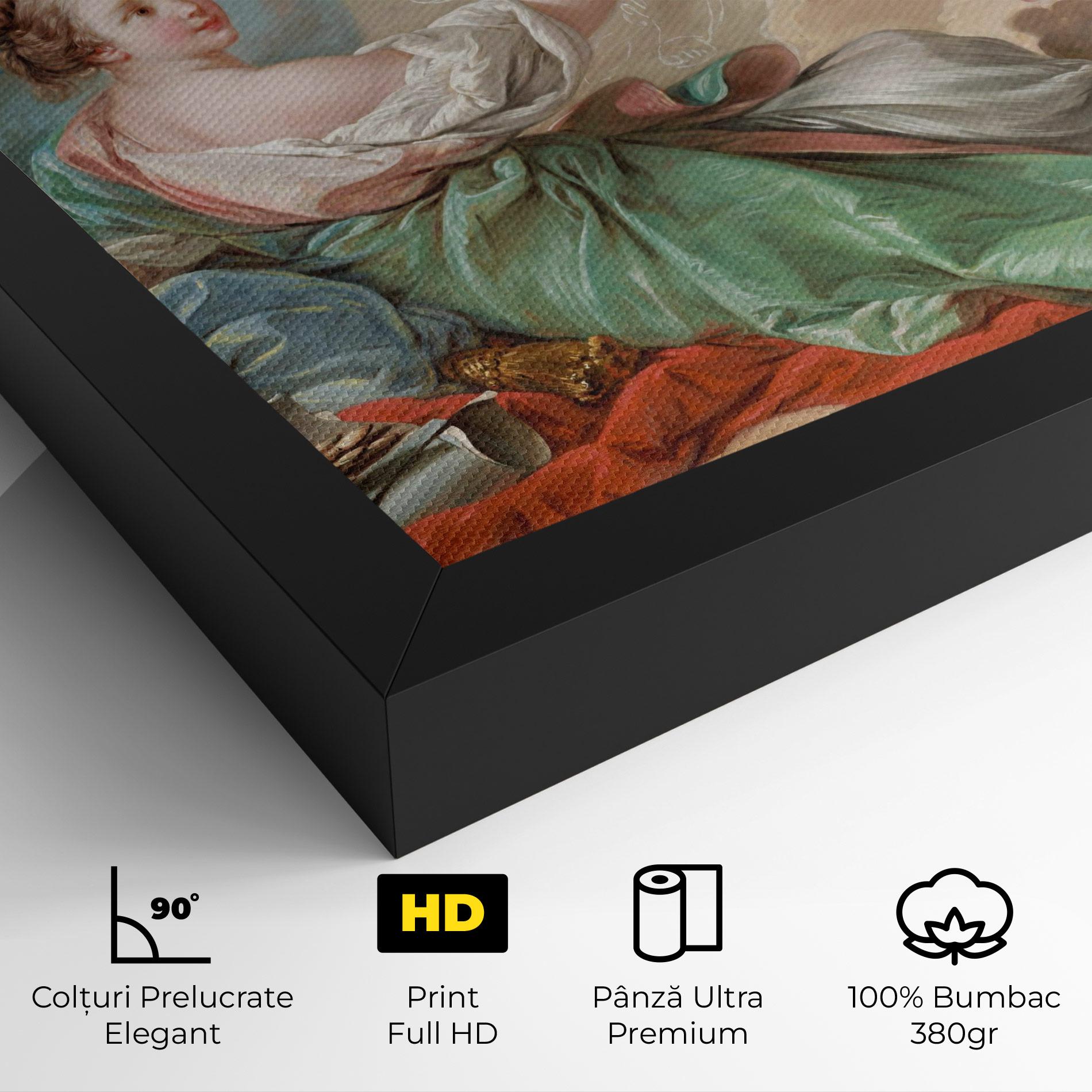 Tablou Canvas Painting Cute Angels mockup 4