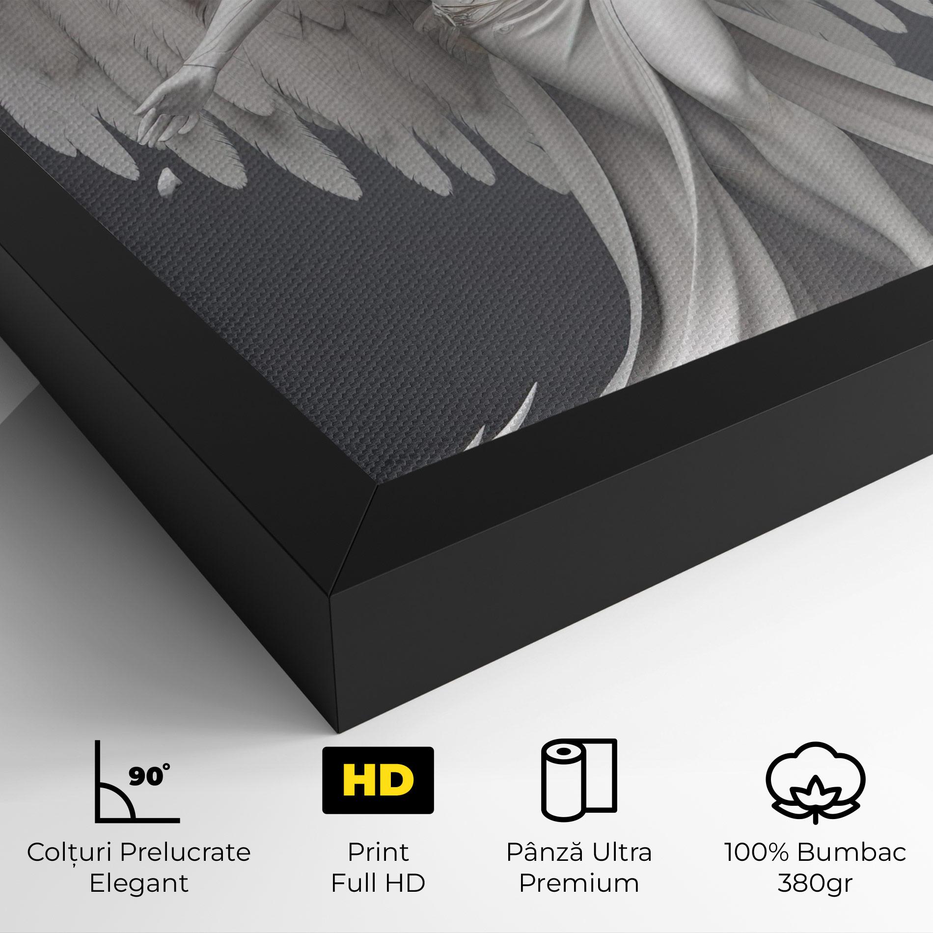 Tablou Canvas White Stone Woman mockup 4