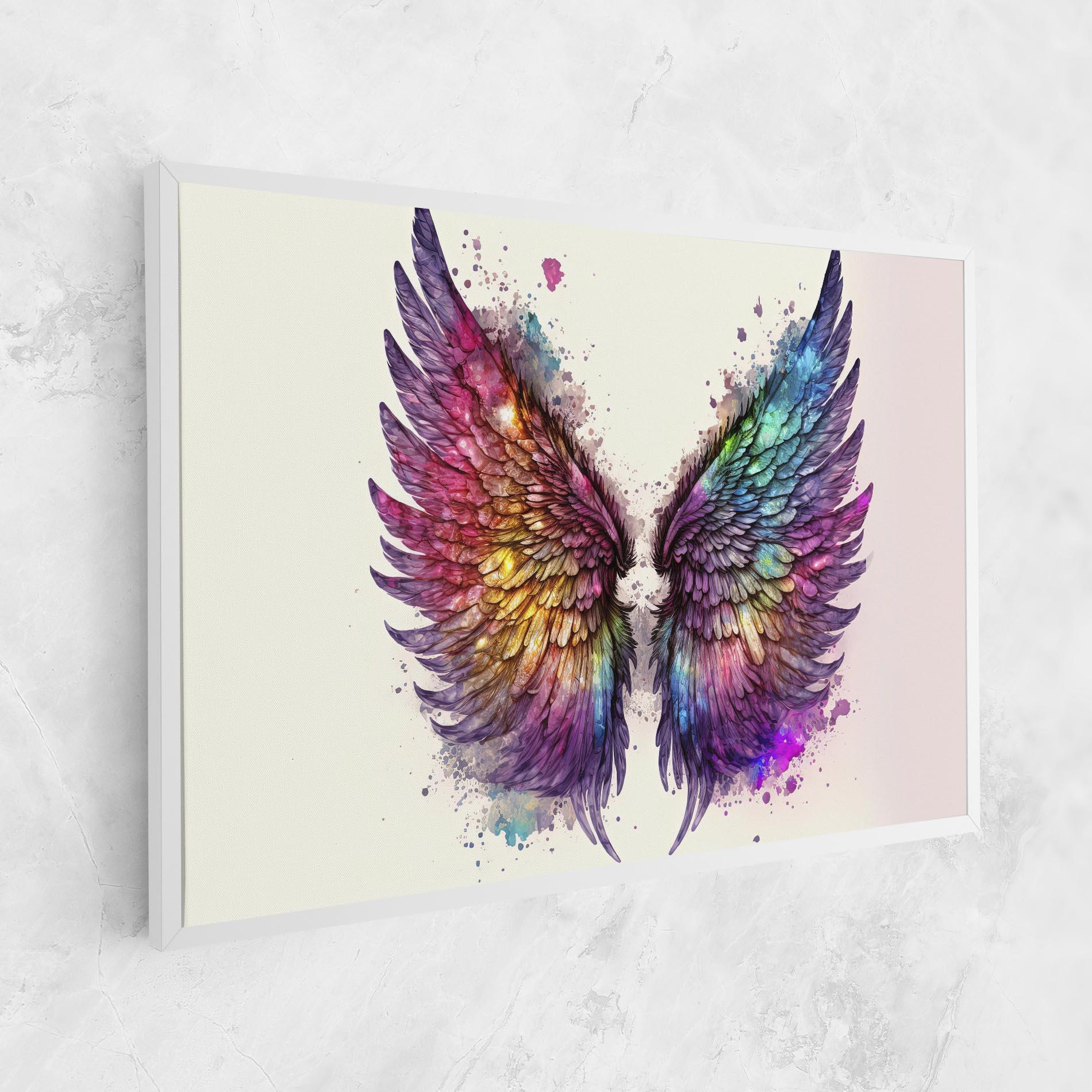 Tablou Canvas Magic Watercolor Wings mockup 1