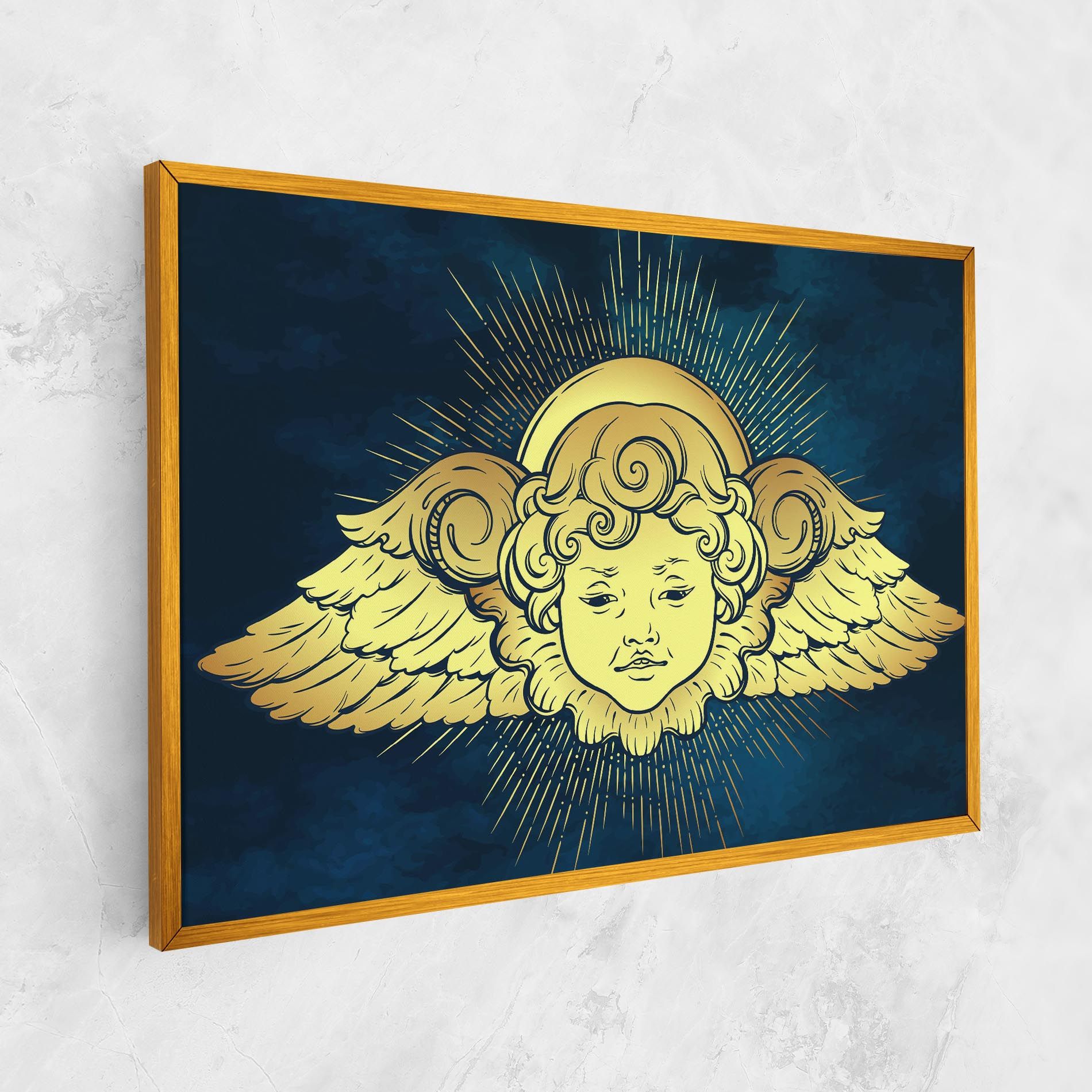 Angel Gold Head mockup 1