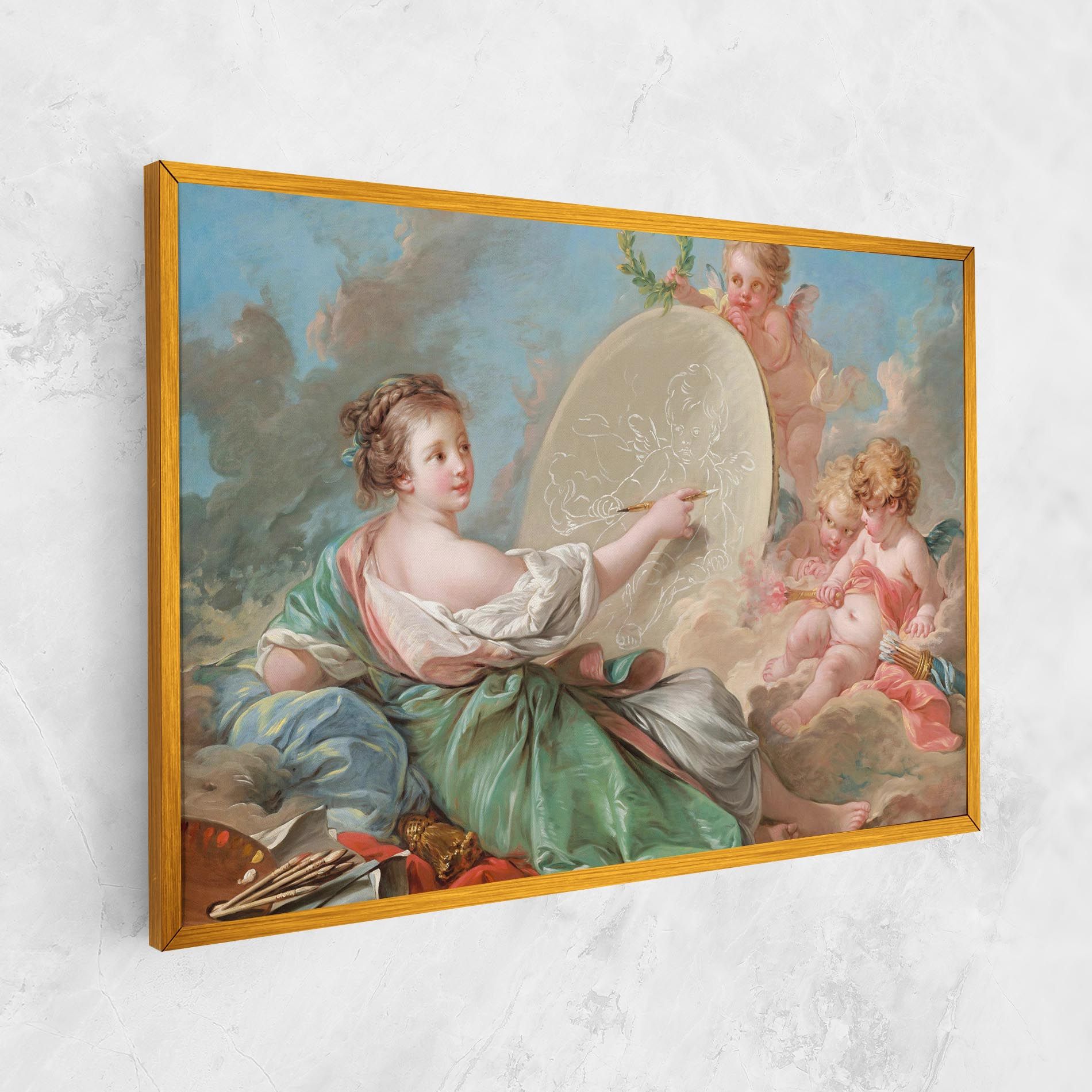 Painting Cute Angels mockup 1