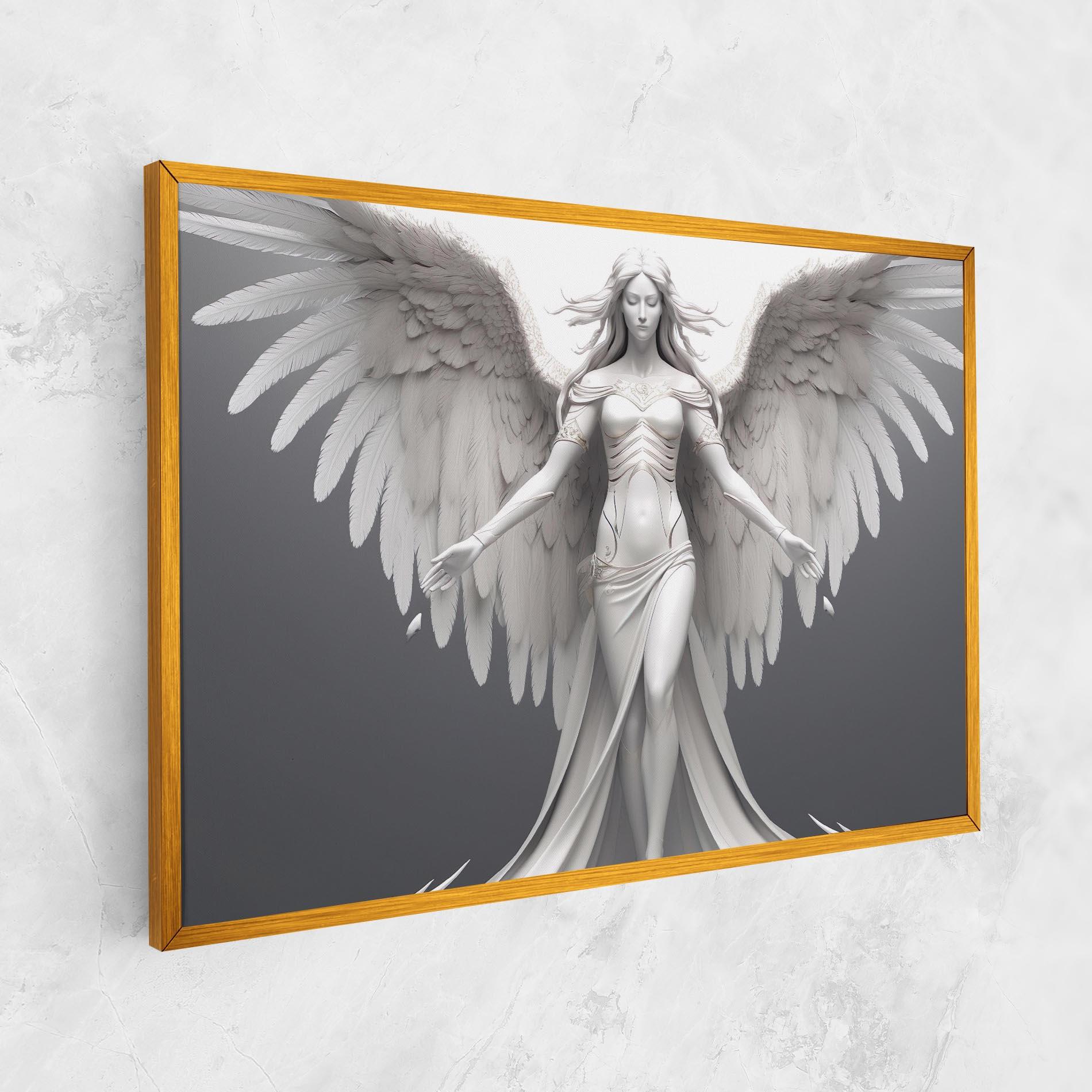 Tablou Canvas White Stone Woman mockup 1