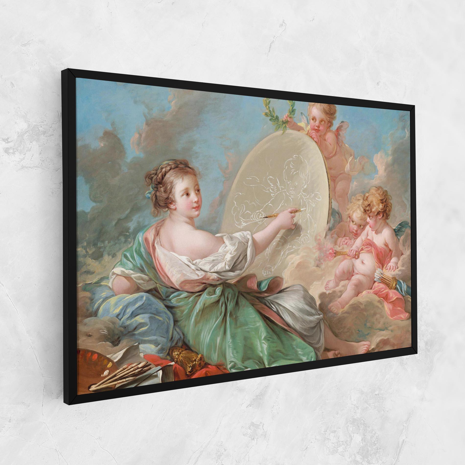 Tablou Canvas Painting Cute Angels mockup 1