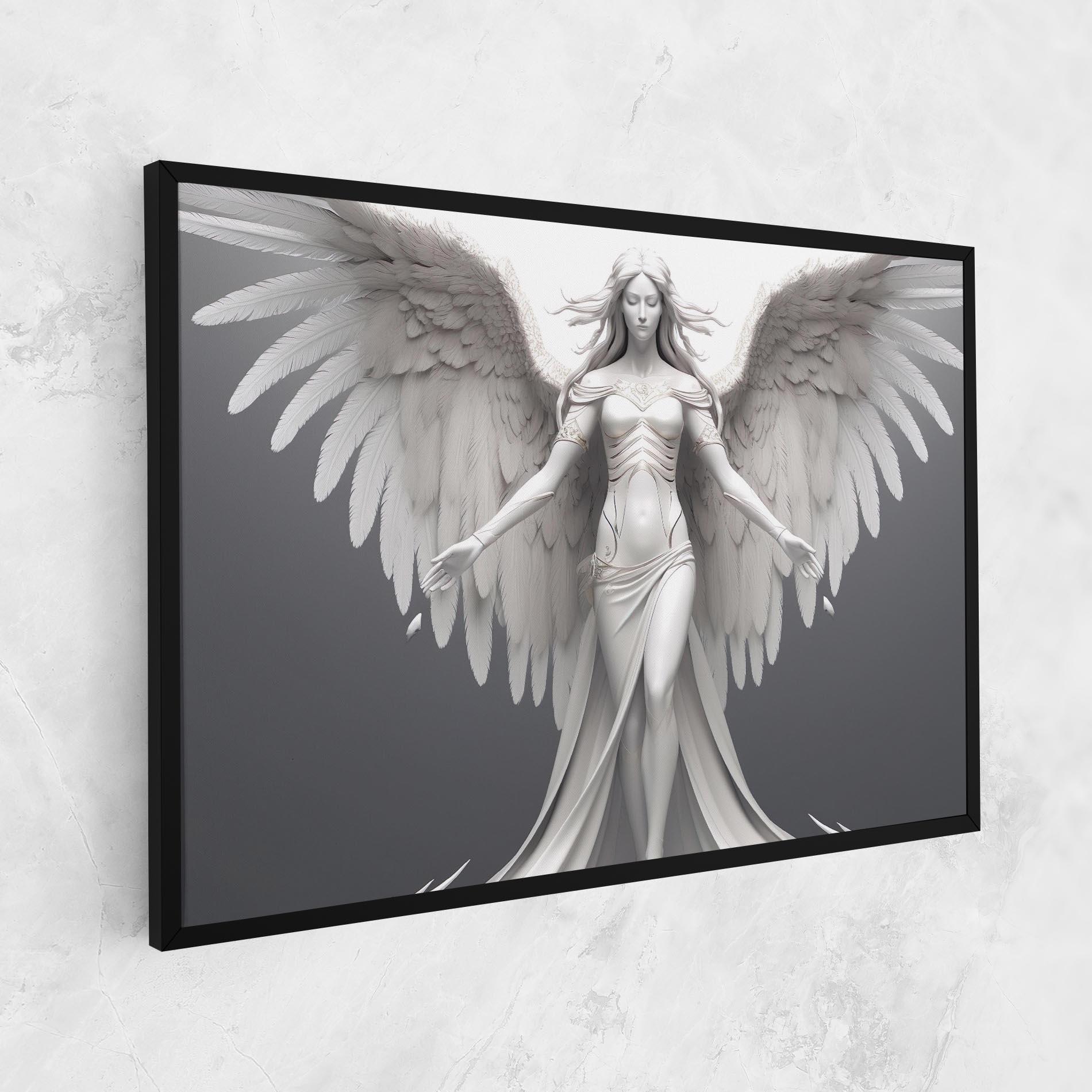 Tablou Canvas White Stone Woman mockup 1