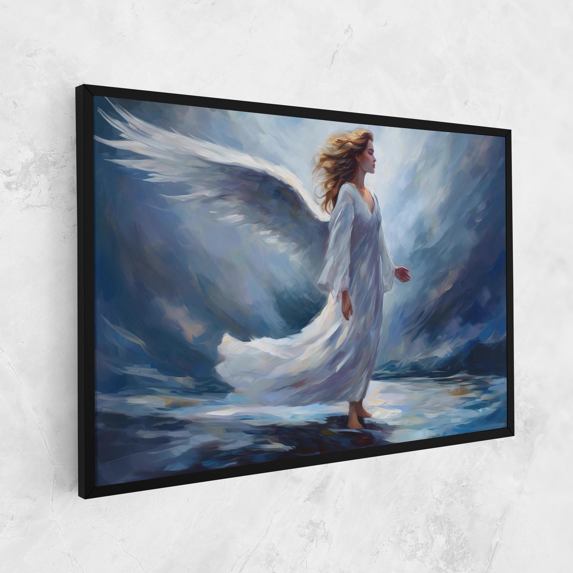 Tablou Canvas Wind Angel Woman mockup 1