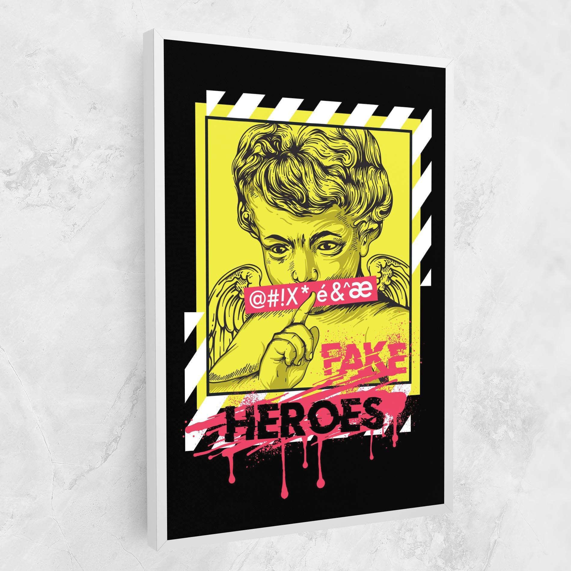 Tablou Canvas Fake Heroes mockup 1