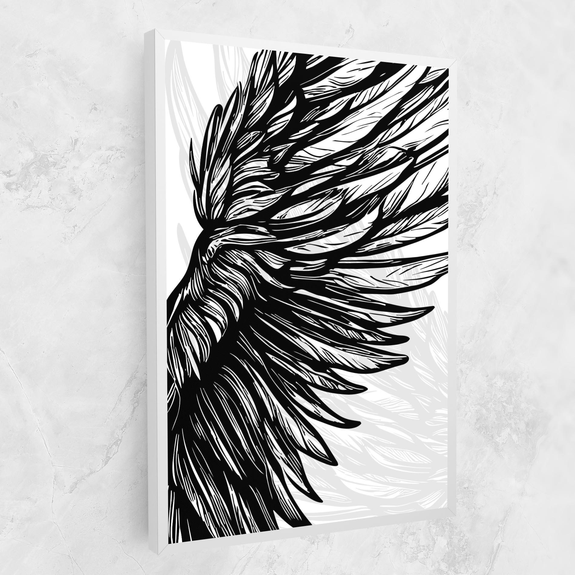 Tablou Canvas Wing Line mockup 1