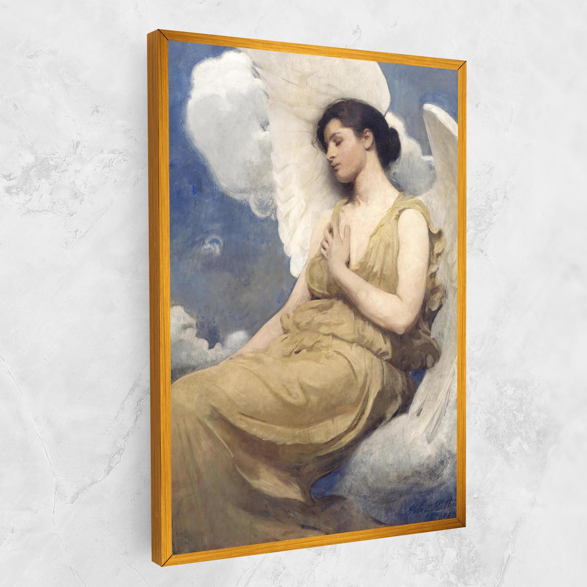 Tablou Canvas Angel Woman Painting mockup 1