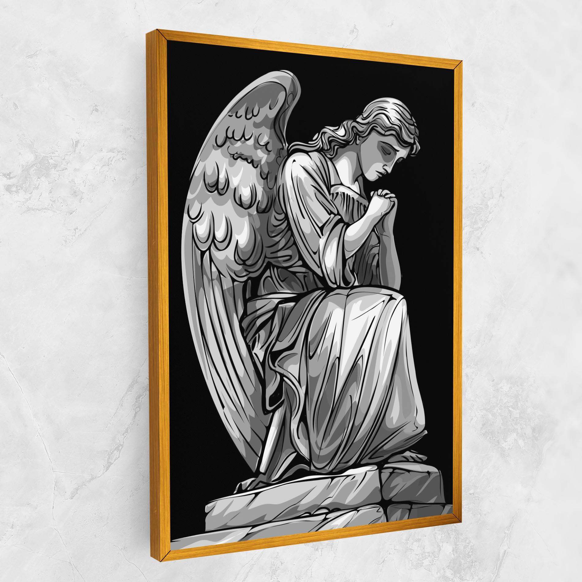 Tablou Canvas Pray Angel mockup 1