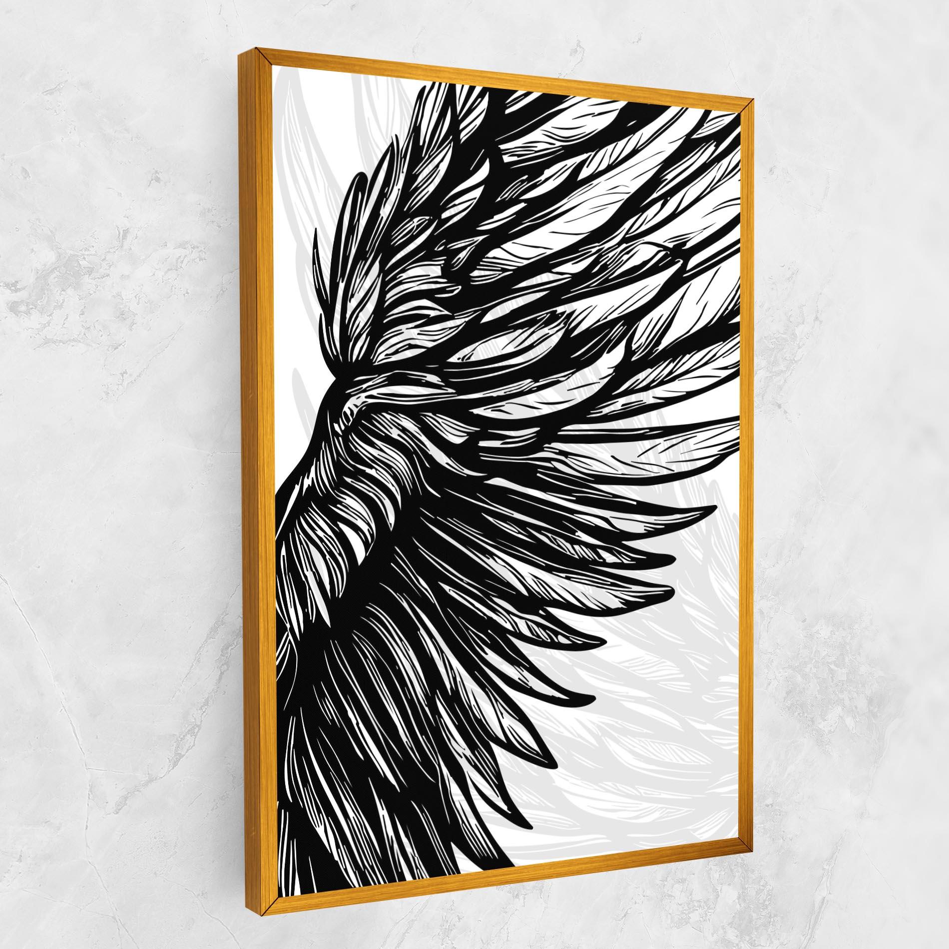 Tablou Canvas Wing Line mockup 1