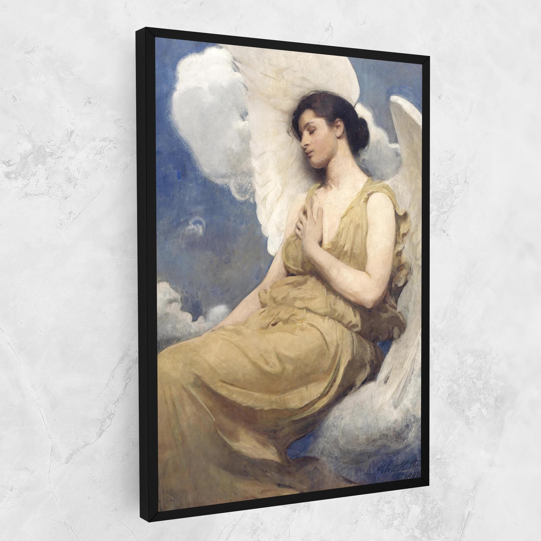 Angel Woman Painting mockup 1