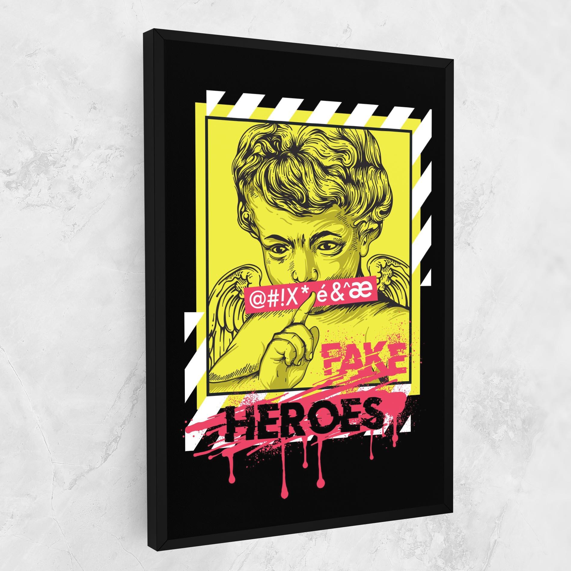 Tablou Canvas Fake Heroes mockup 1