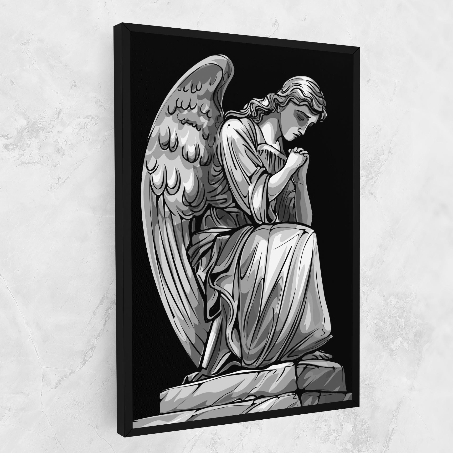 Tablou Canvas Pray Angel mockup 1