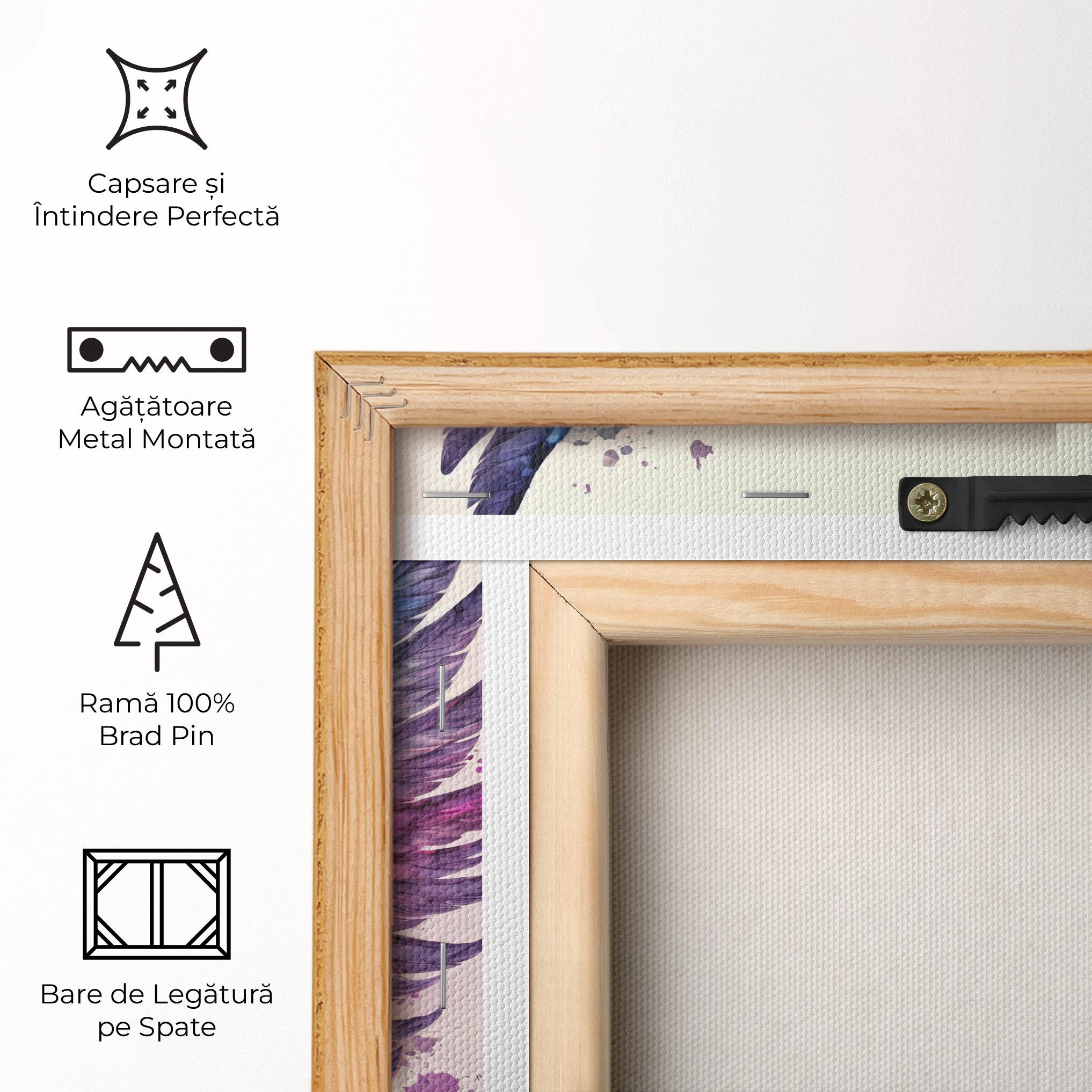 Tablou Canvas Magic Watercolor Wings mockup 5