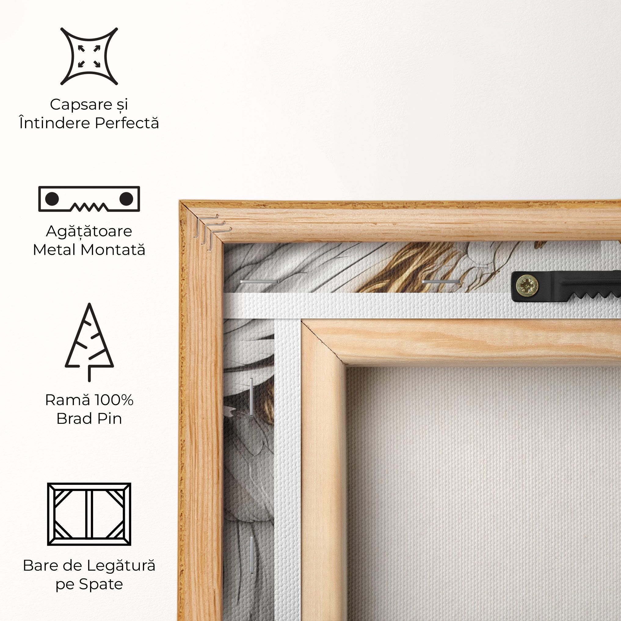 Realistic Gold Angel Wings mockup 5