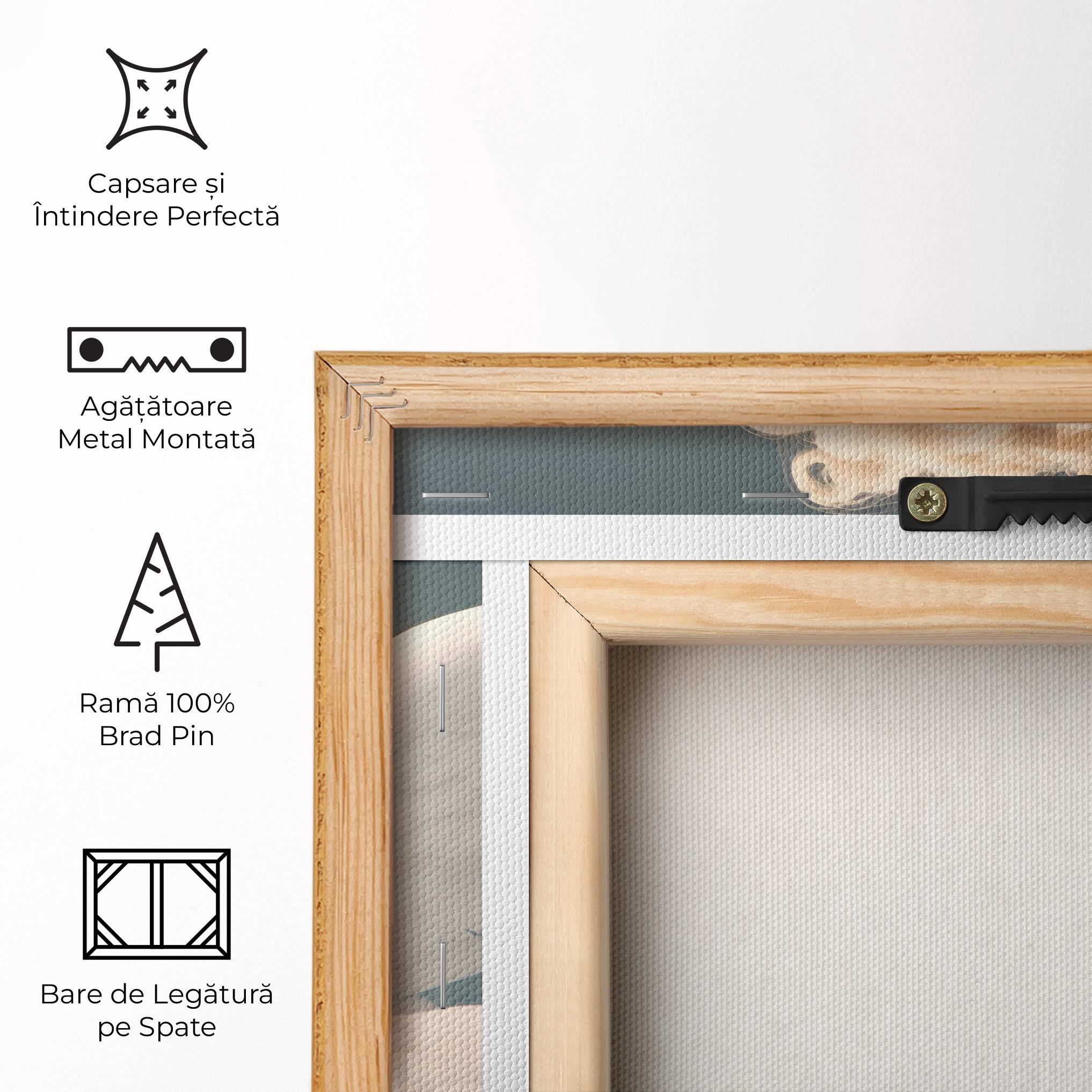 Tablou Canvas Statue Baby Angel mockup 5