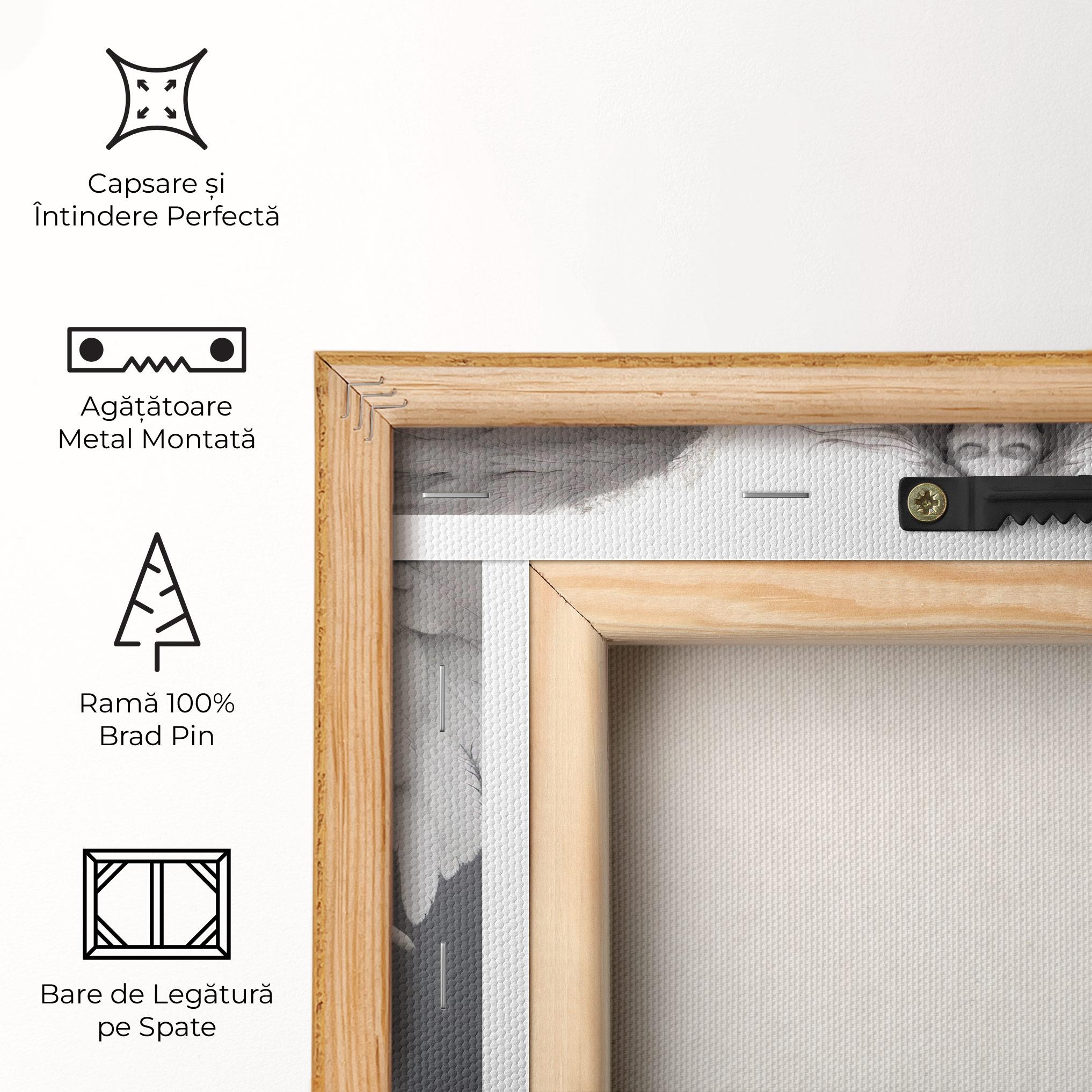 Tablou Canvas White Stone Woman mockup 5