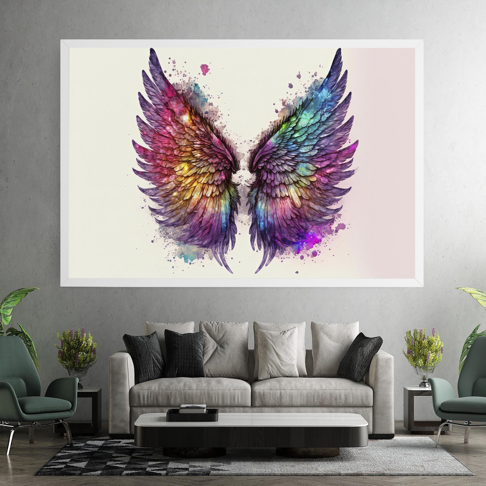 Tablou Canvas Magic Watercolor Wings mockup 7