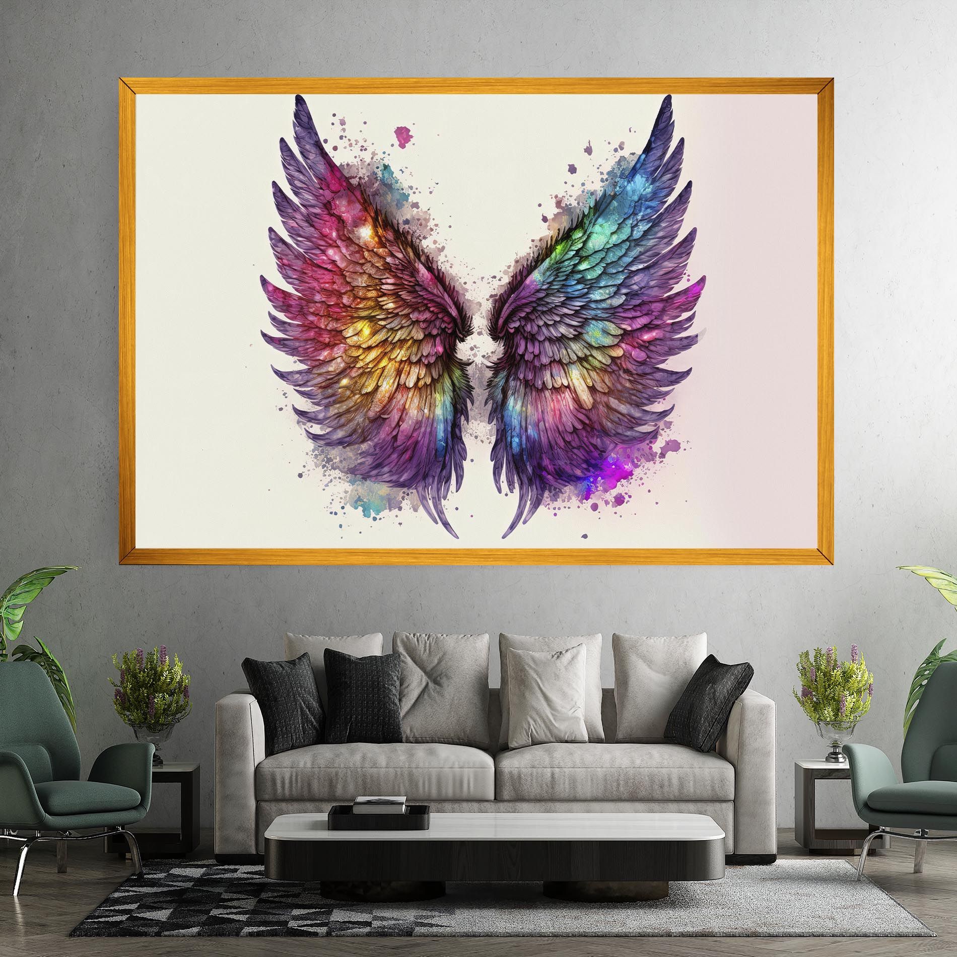 Magic Watercolor Wings mockup 7