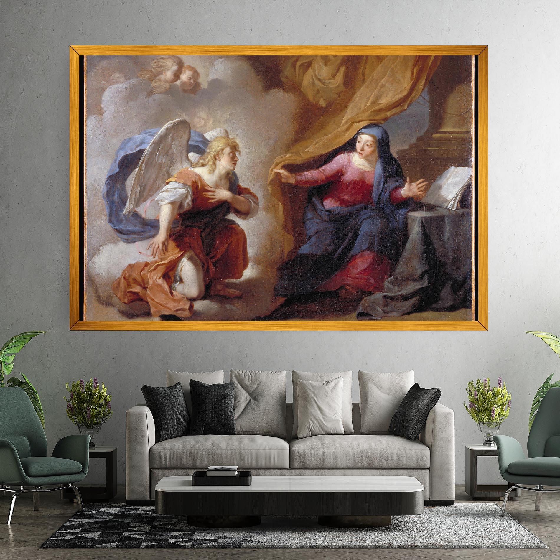 Tablou Canvas Painting Old Angel mockup 7