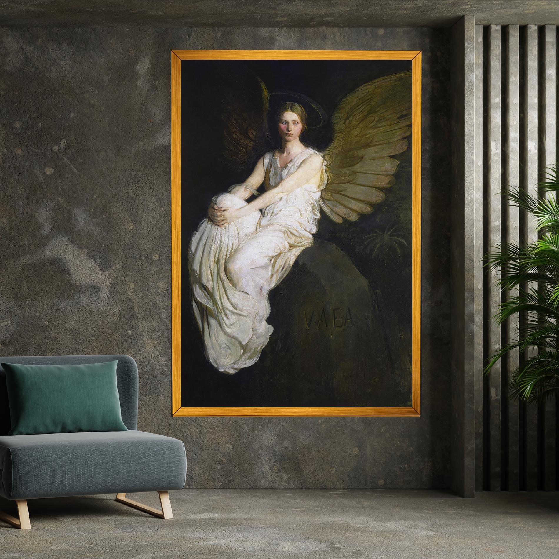 Tablou Canvas Angel Thinking mockup 7