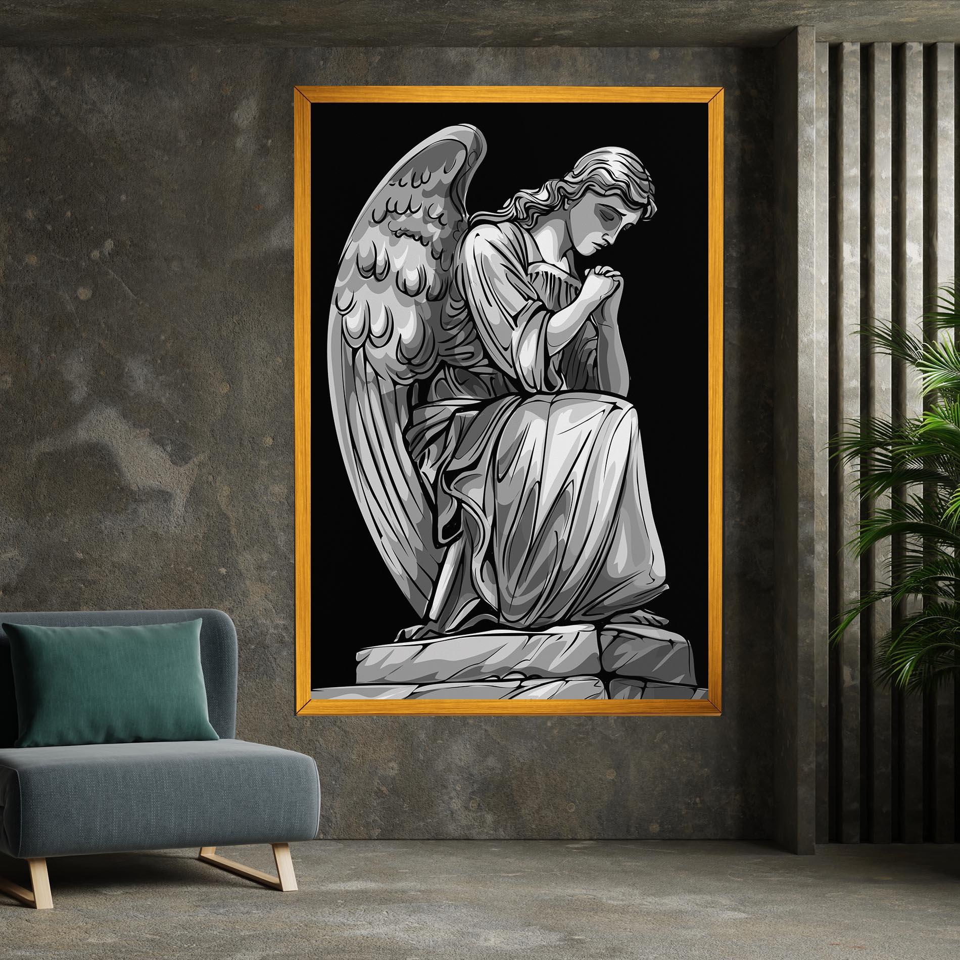 Tablou Canvas Pray Angel mockup 7