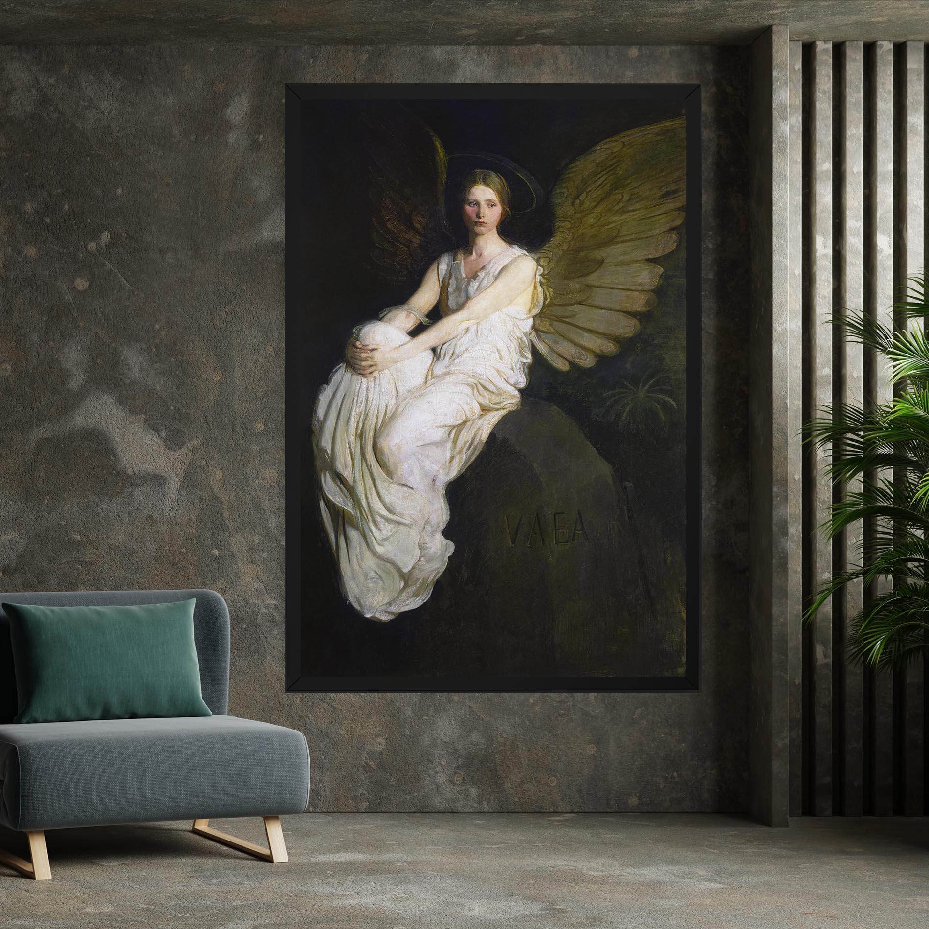 Tablou Canvas Angel Thinking mockup 7