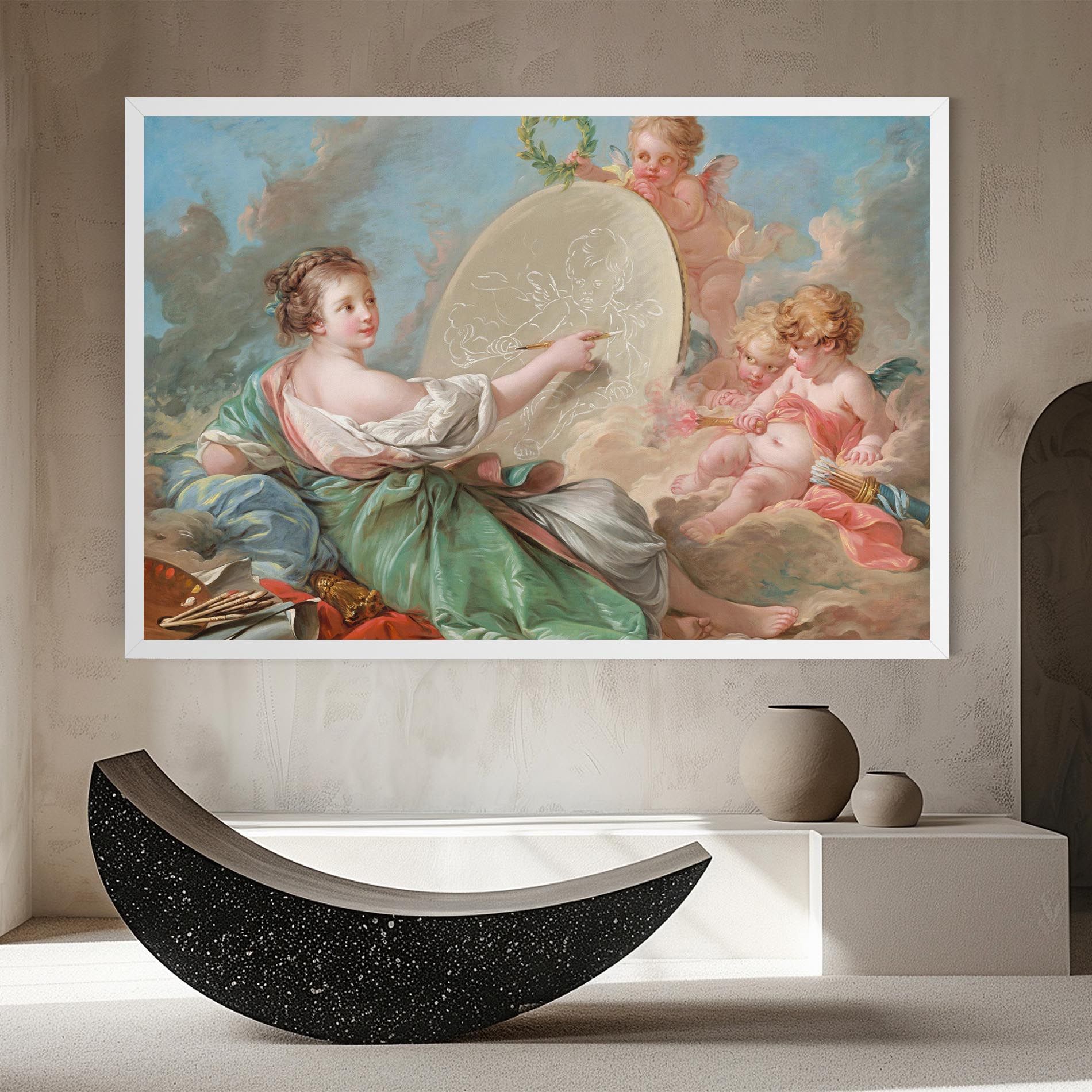 Painting Cute Angels mockup 8